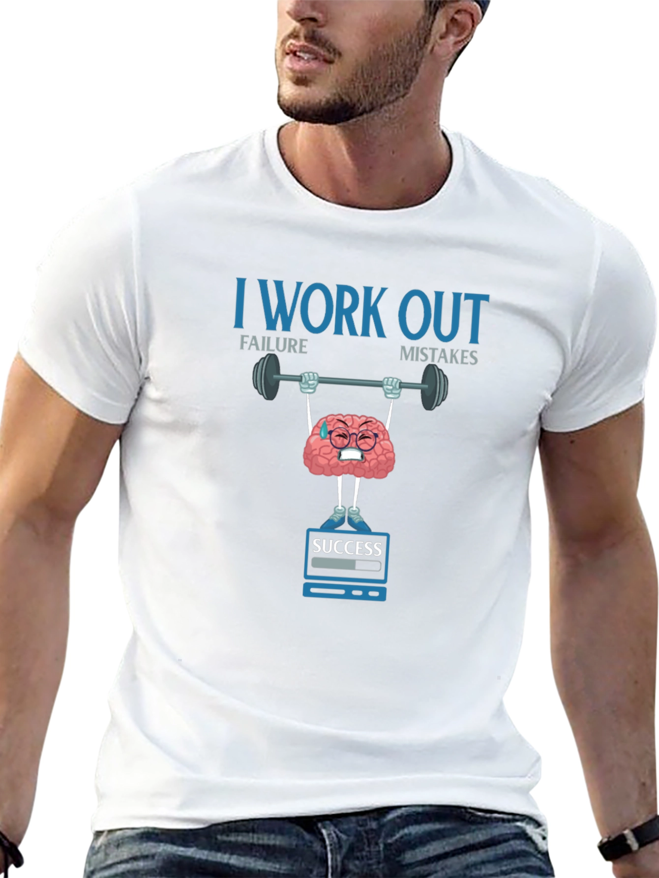 I Work Out Brain Training T-Shirt