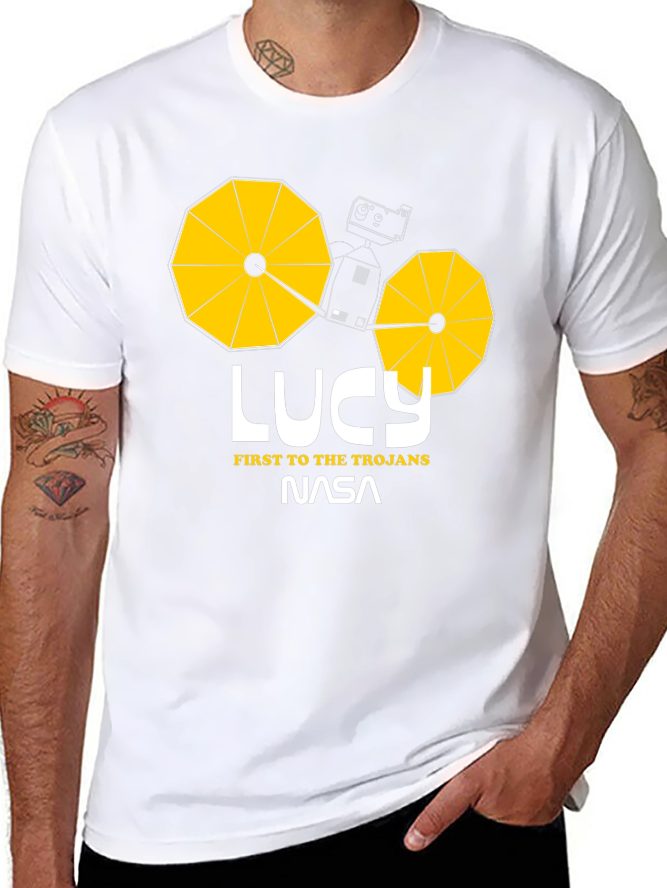 NASA Lucy Mission T-Shirt - First to the Trojans