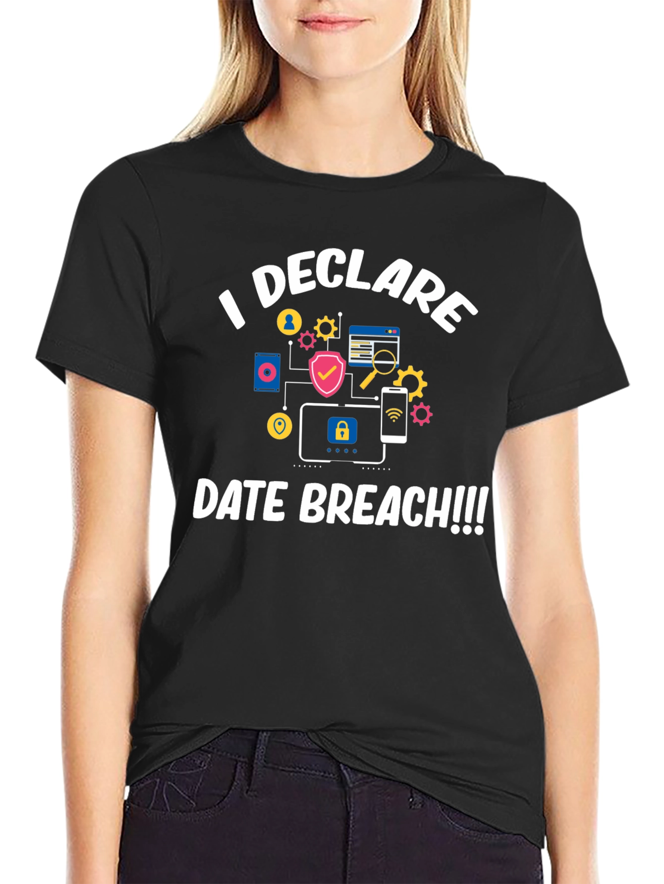 Declare Data Breach T-Shirt - Funny IT Security Tee