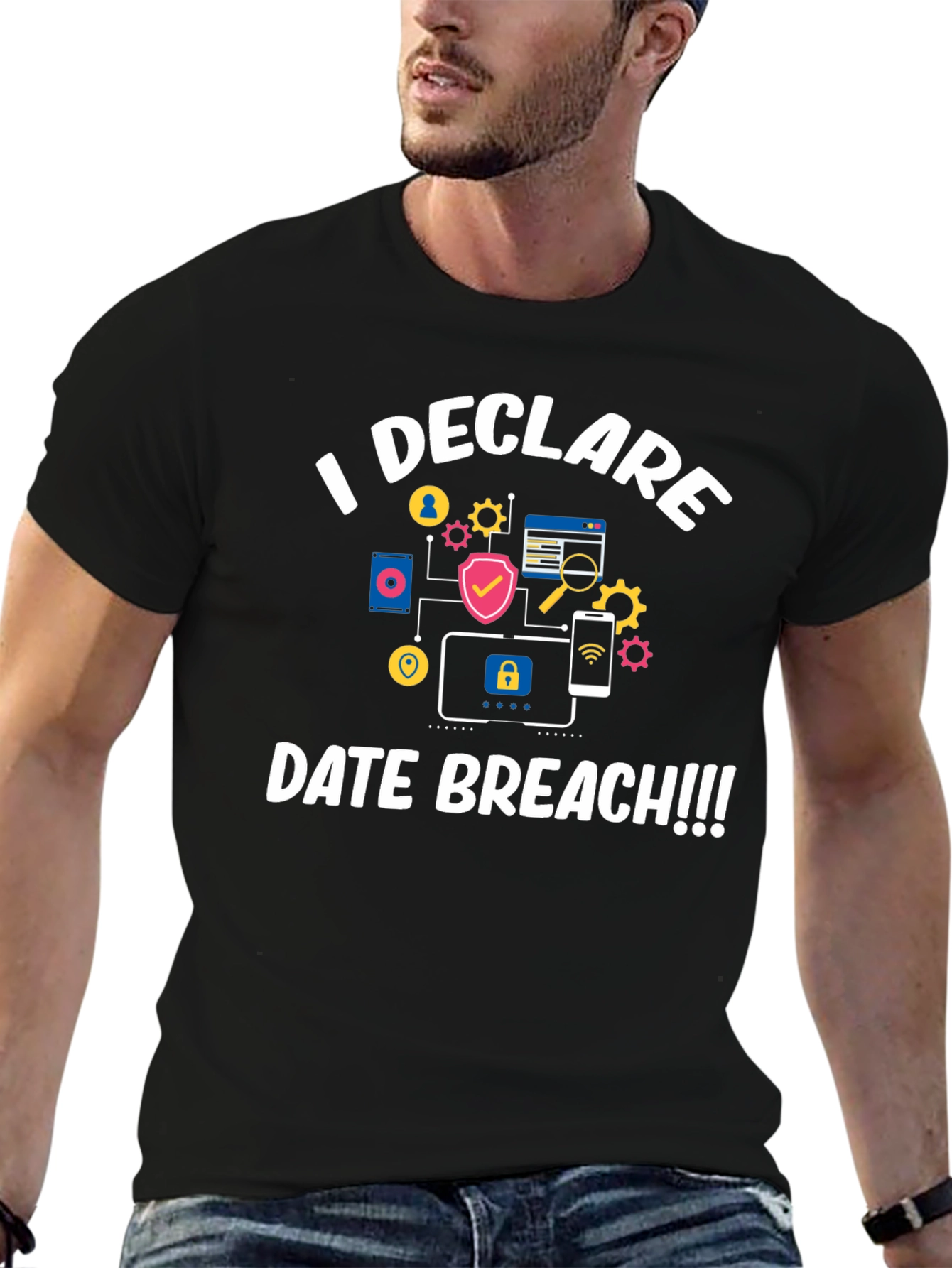 Declare Data Breach T-Shirt - Funny IT Security Tee