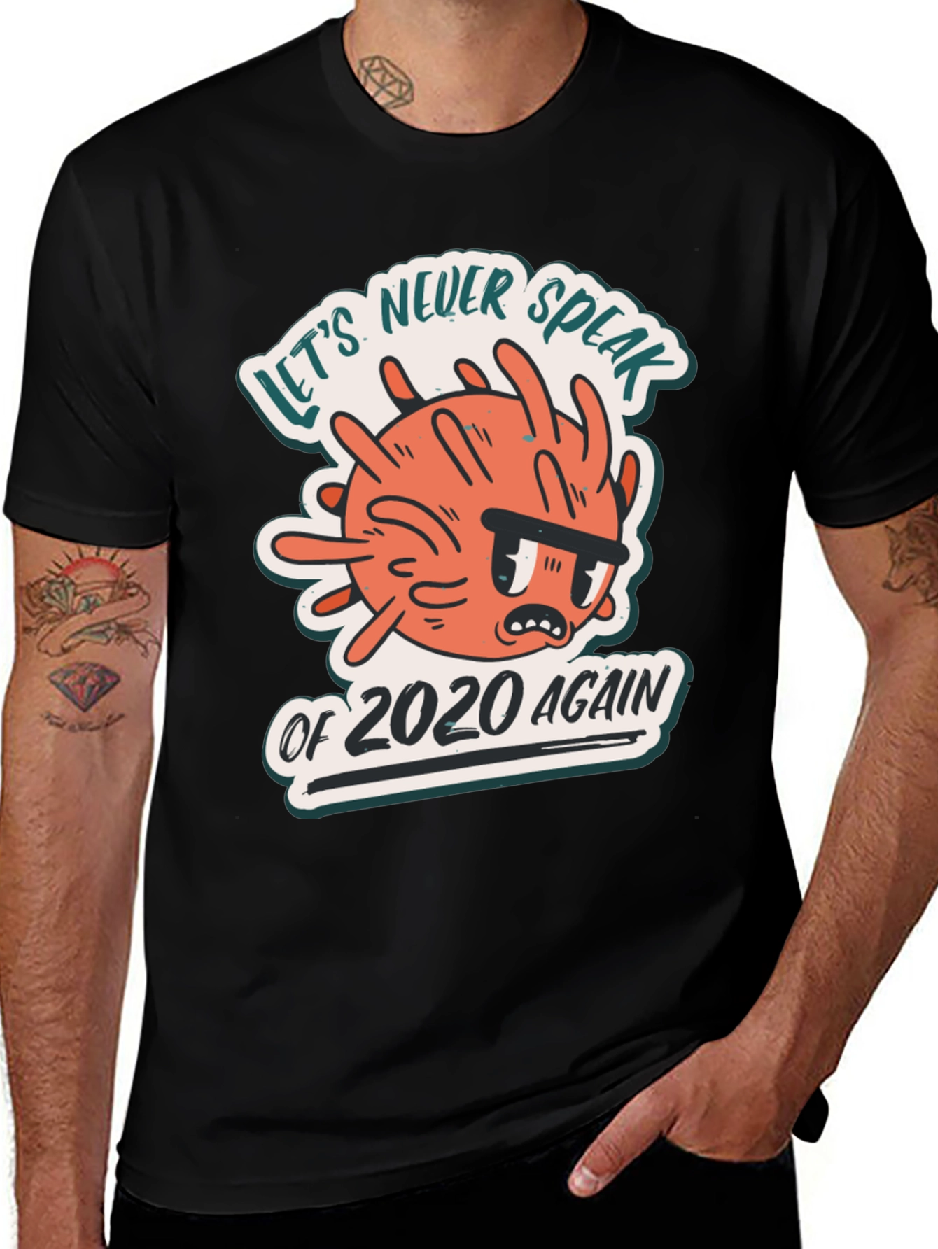 Never Speak of 2020 Again Graphic T-Shirt