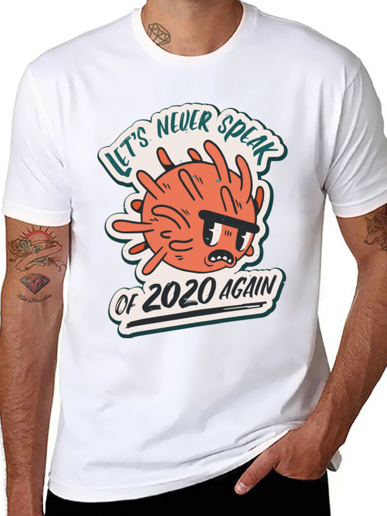 Never Speak of 2020 Again Graphic T-Shirt