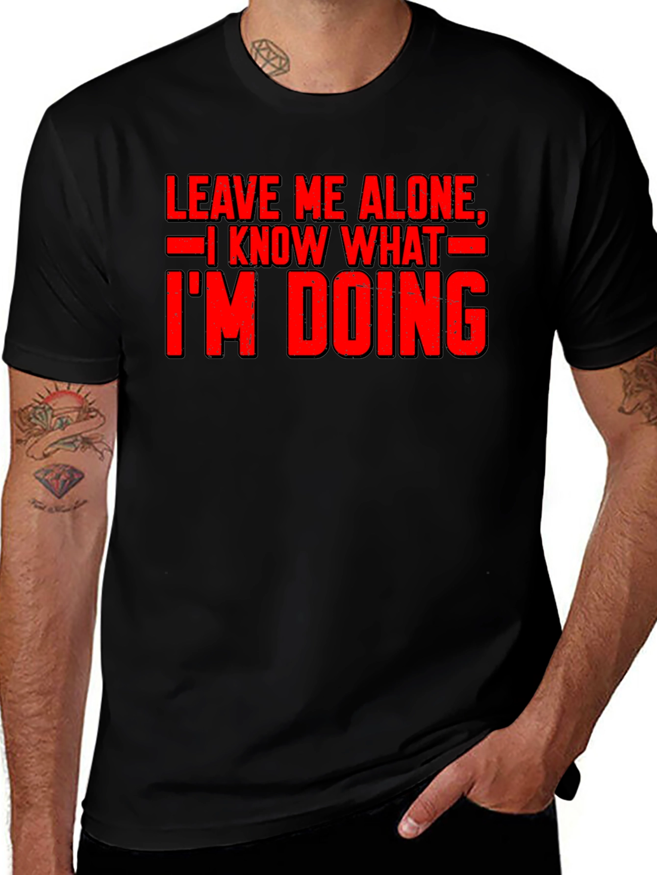 Leave Me Alone Graphic Tee - Funny Slogan Shirt