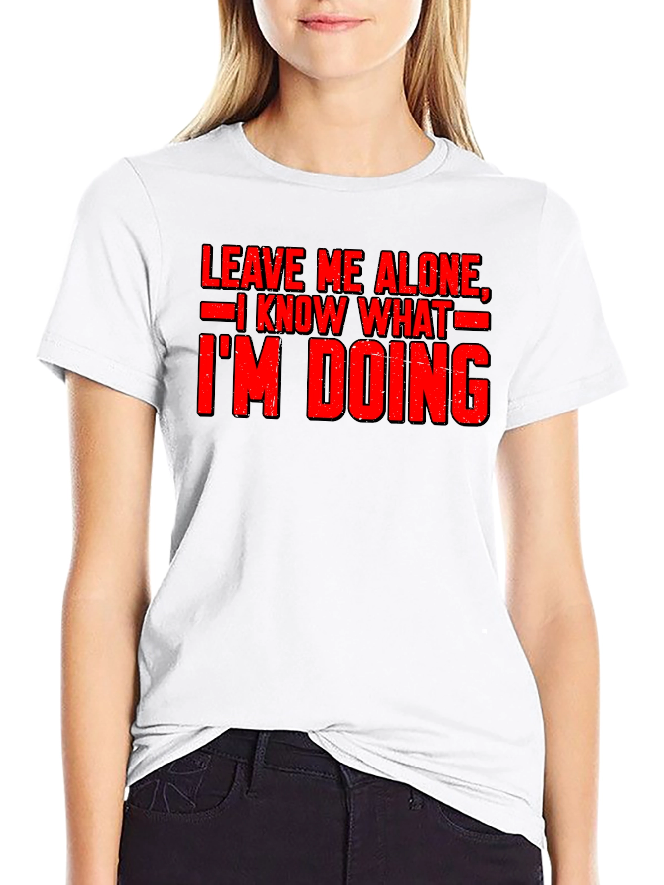 Leave Me Alone Graphic Tee - Funny Slogan Shirt