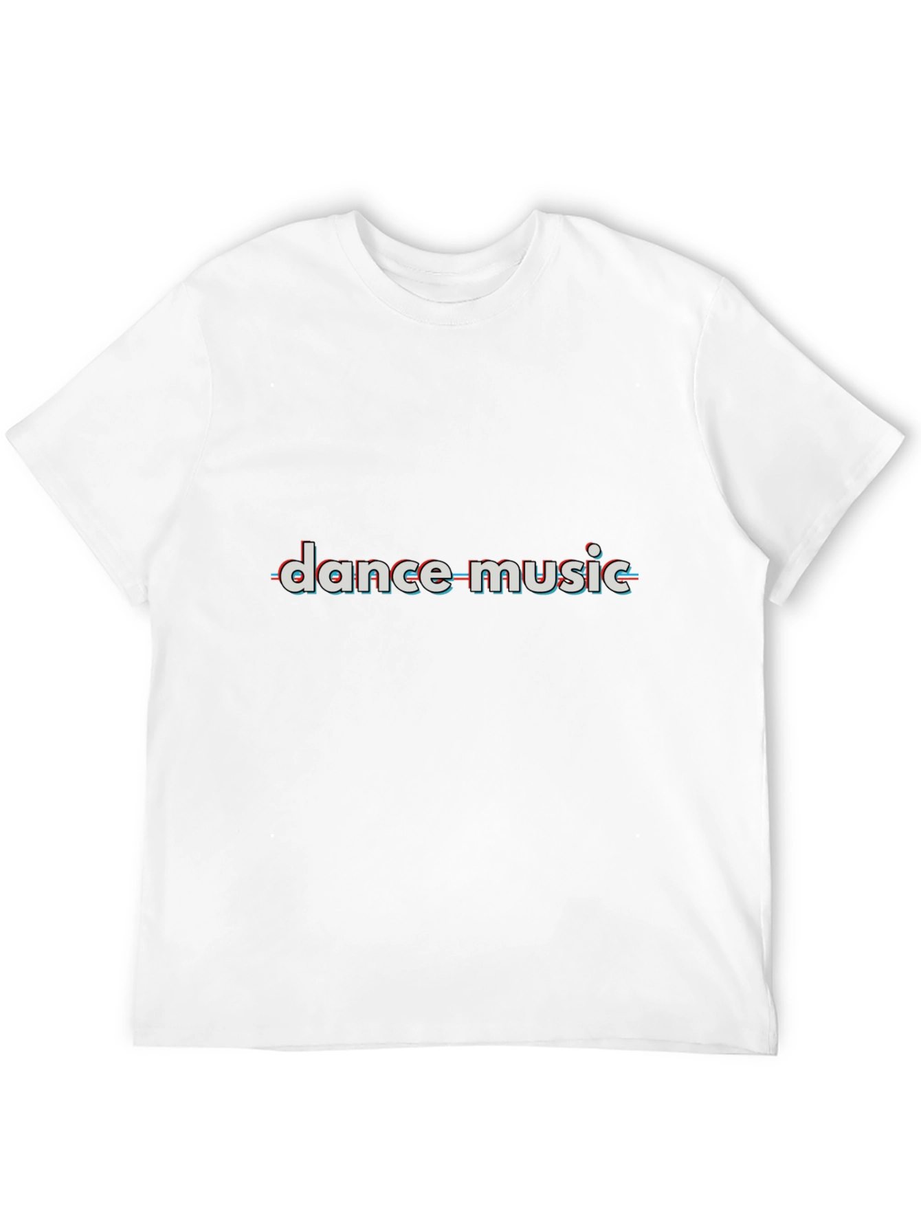 Dance Music Graphic Tee - Modern Style