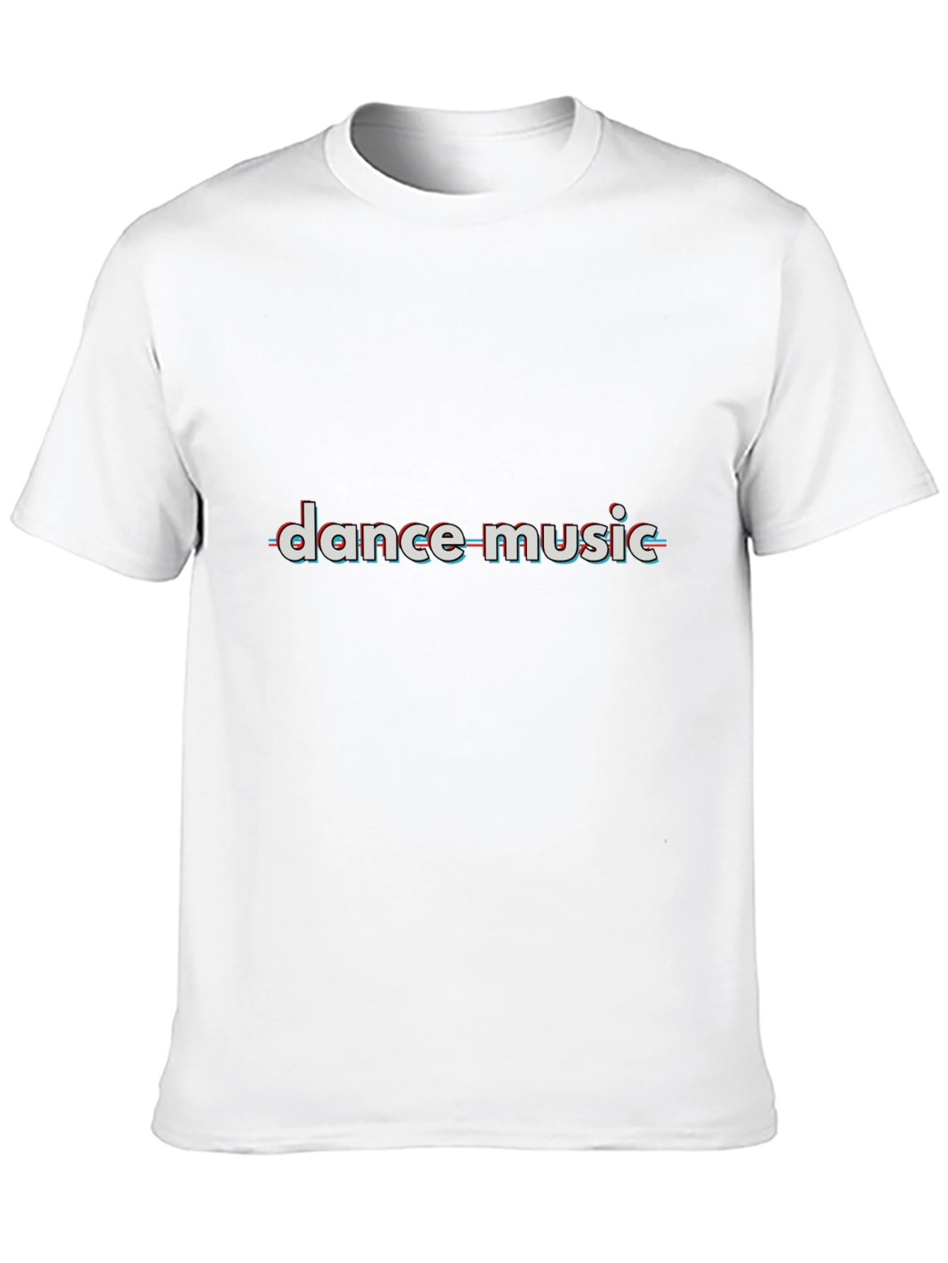 Dance Music Graphic Tee - Modern Style