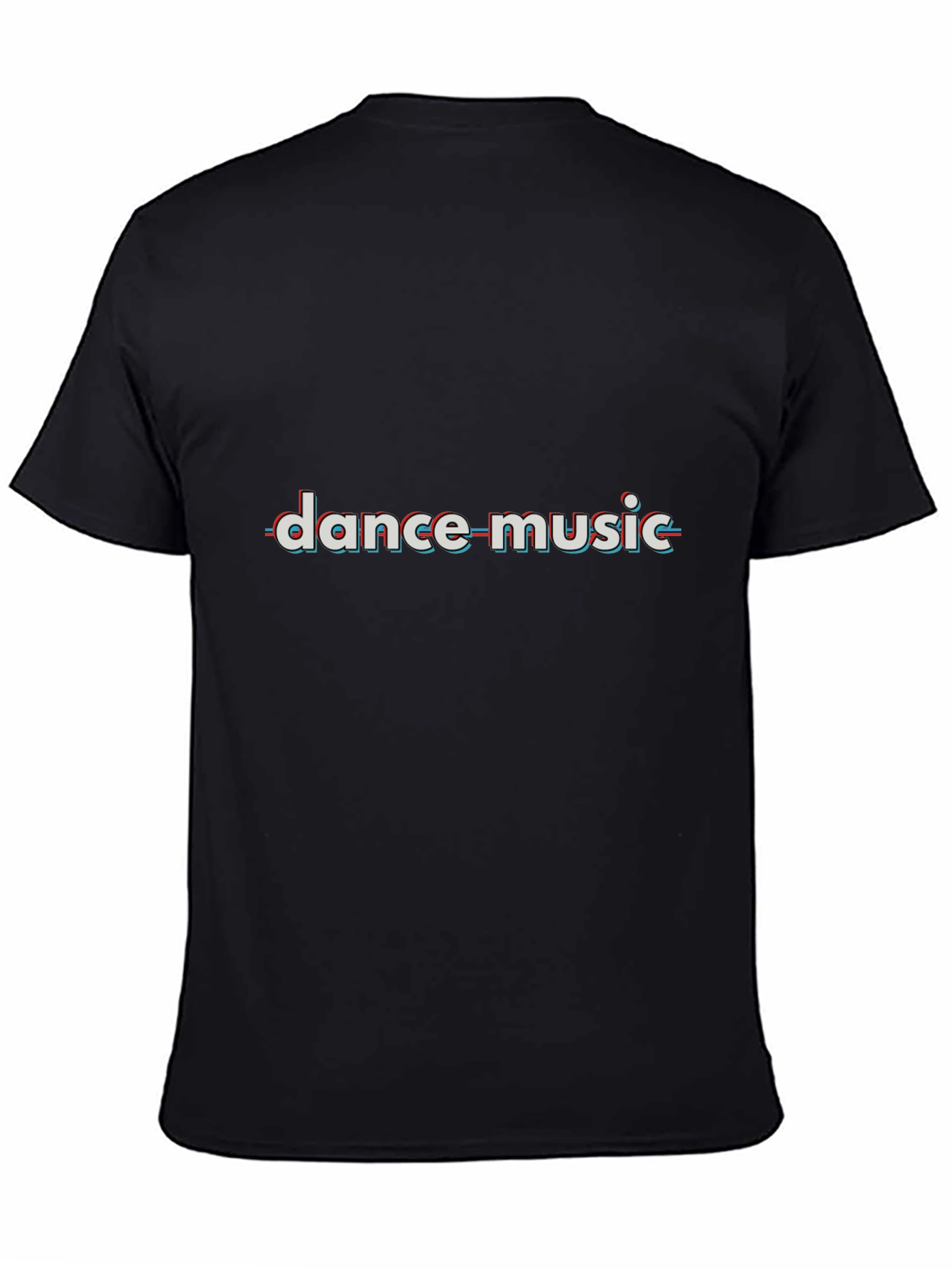 Dance Music Graphic Tee - Modern Style