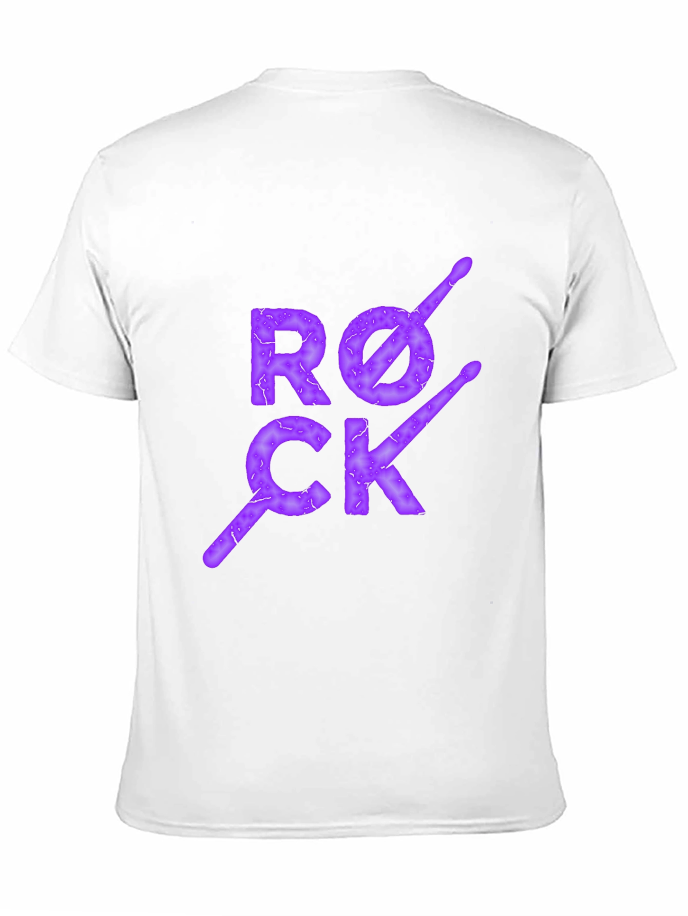 Rock Drum Sticks T-Shirt - Black