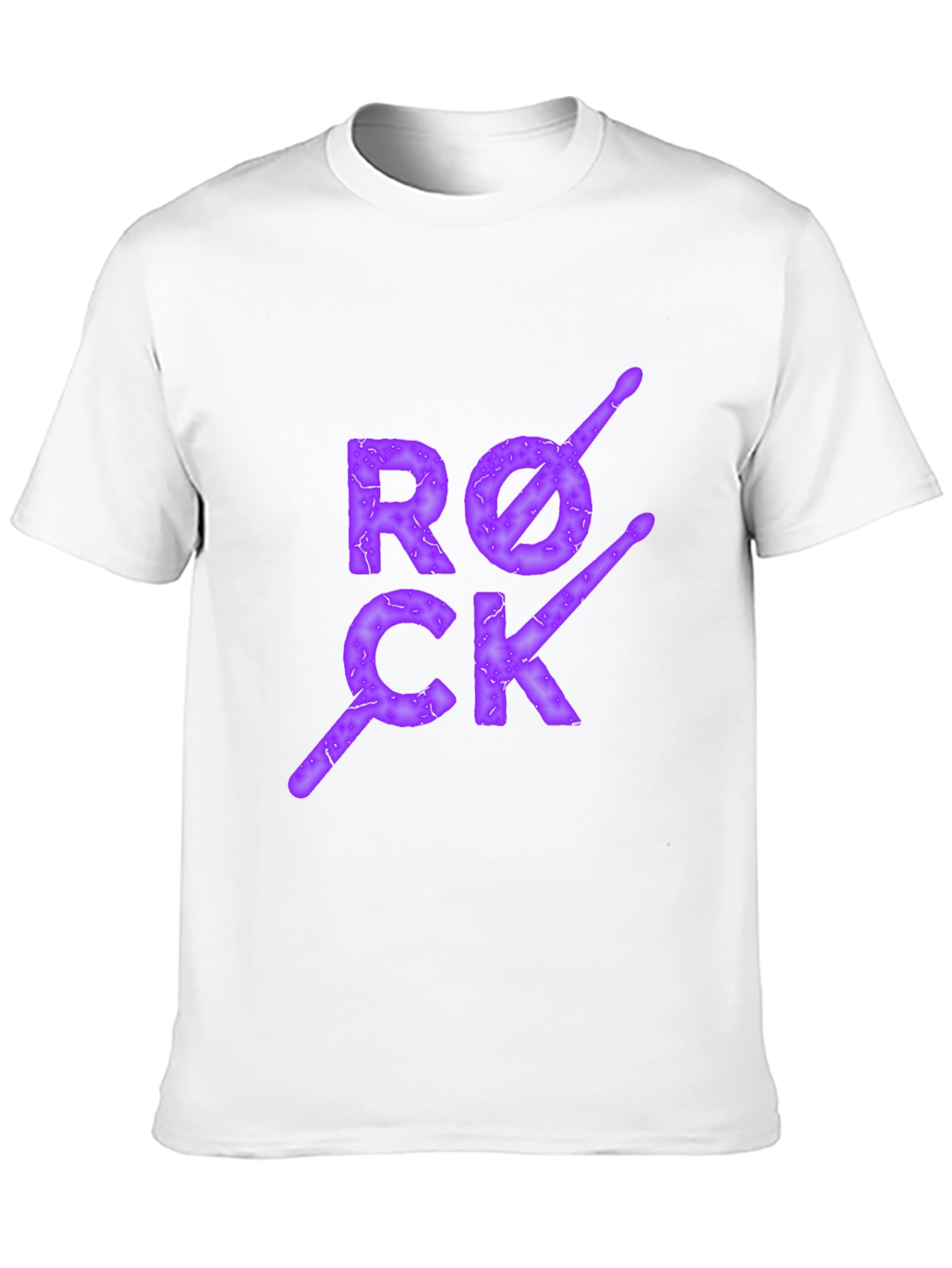 Rock Drum Sticks T-Shirt - Black