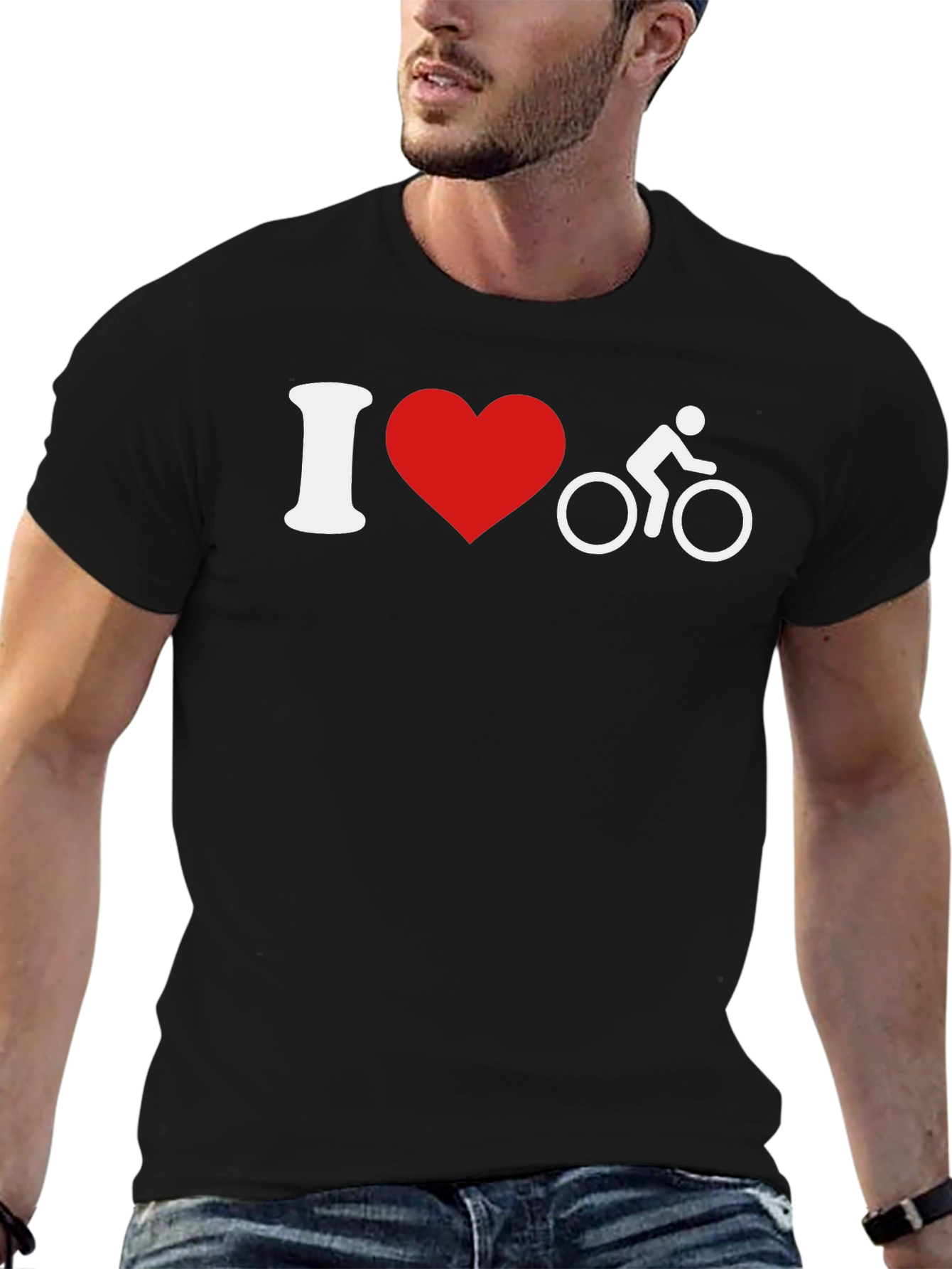 I Heart Biking Tee - Cyclists Passion