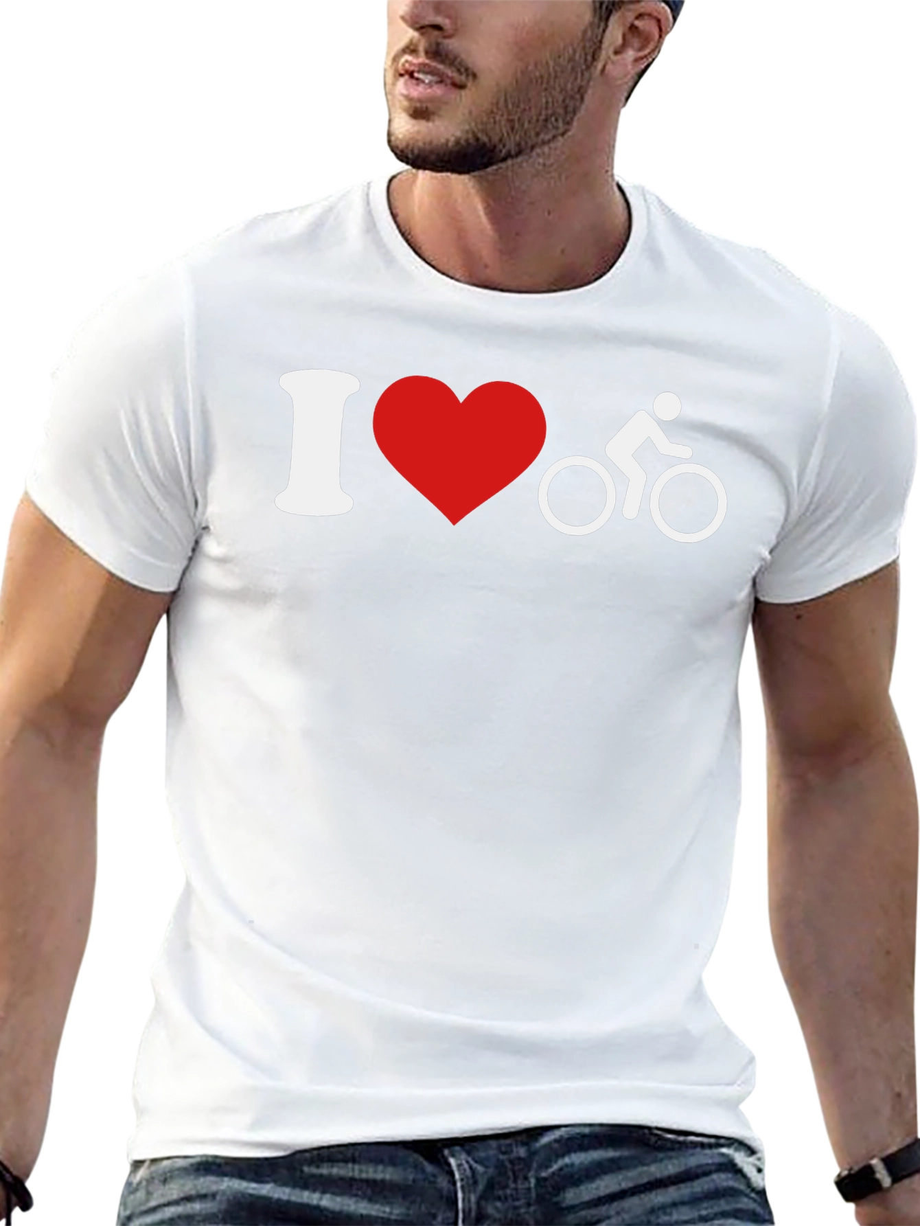 I Heart Biking Tee - Cyclists Passion