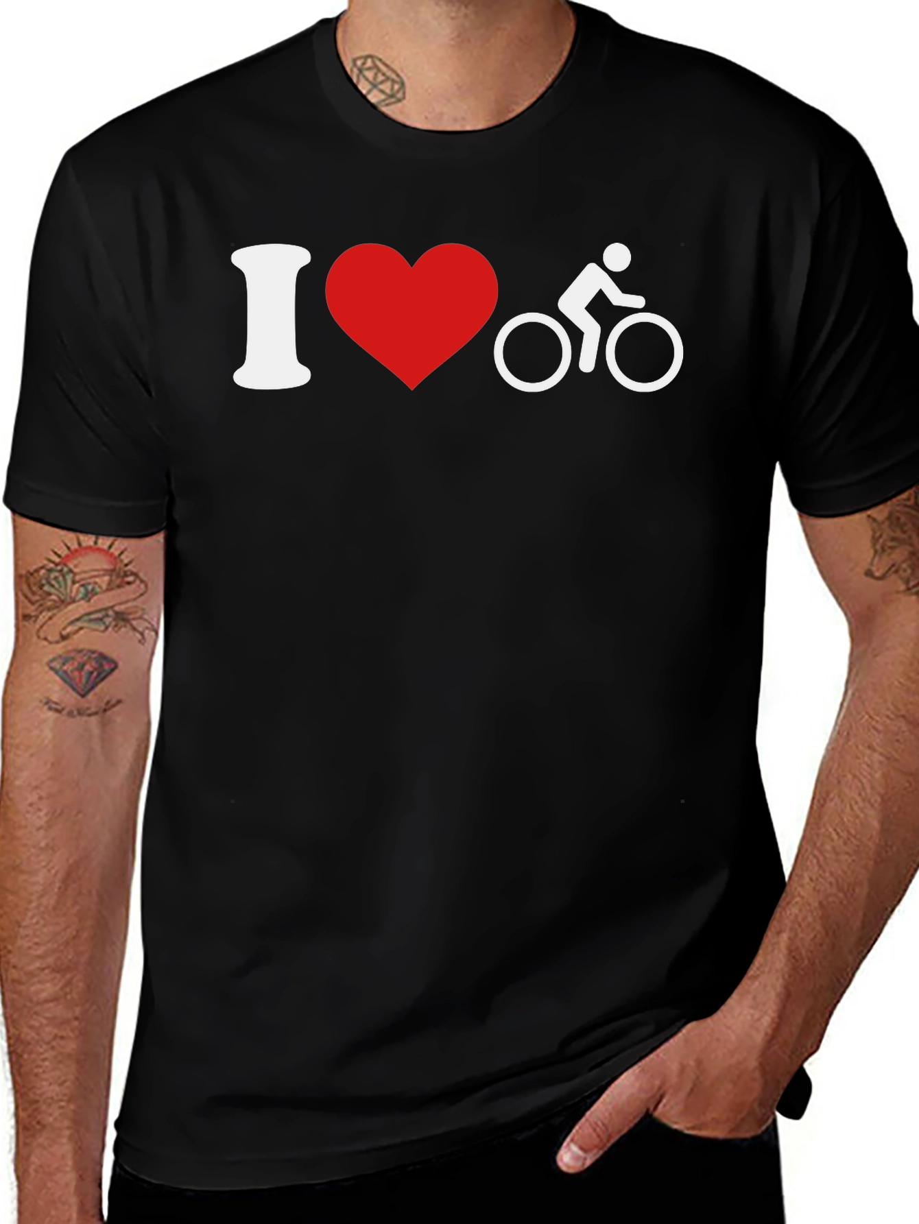 I Heart Biking Tee - Cyclists Passion
