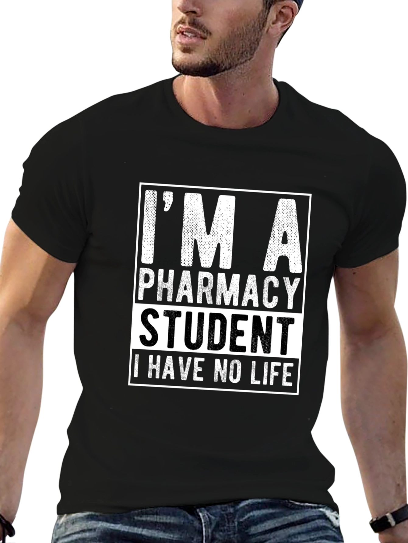 Pharmacy Student T-Shirt - No Life Humor Tee
