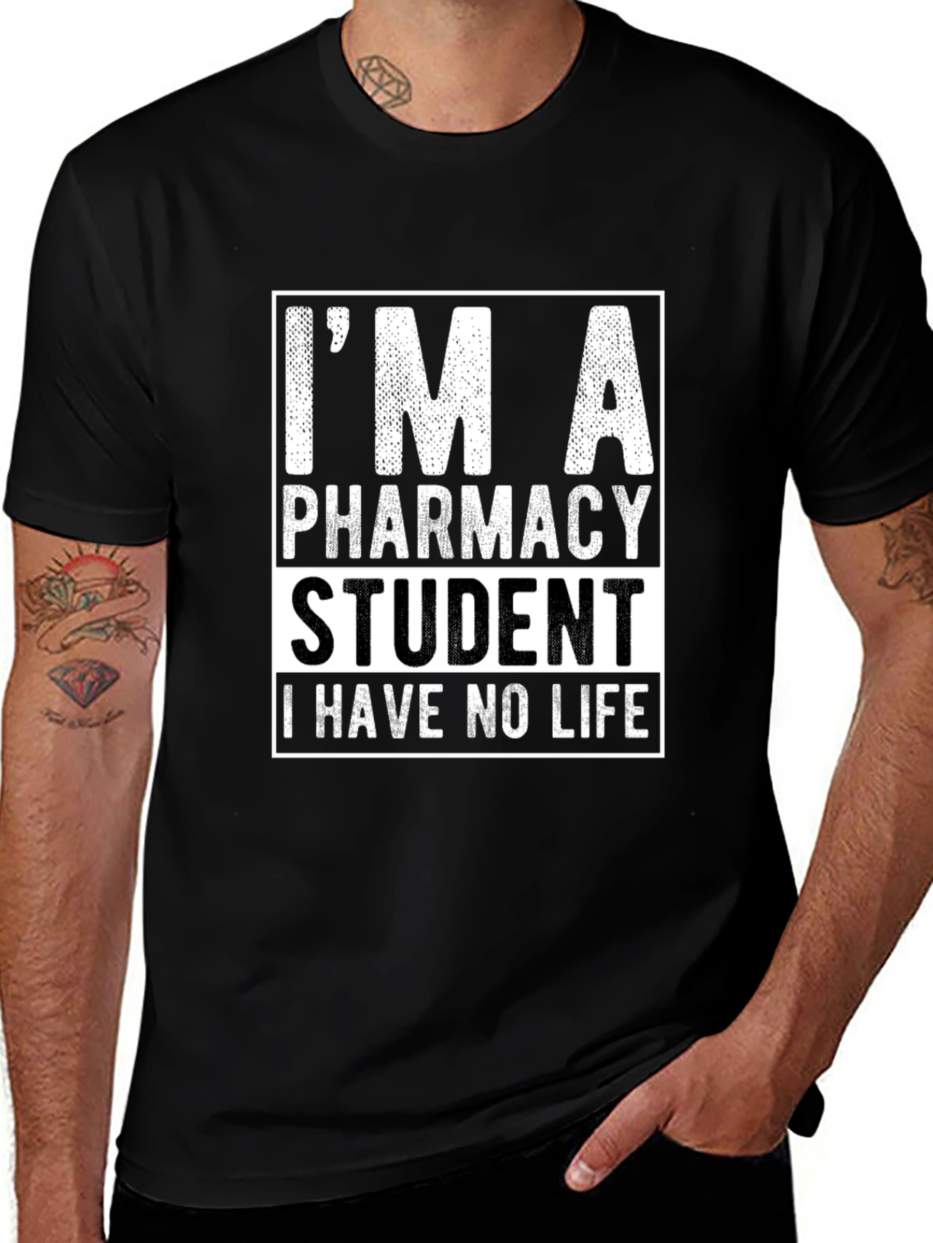 Pharmacy Student T-Shirt - No Life Humor Tee