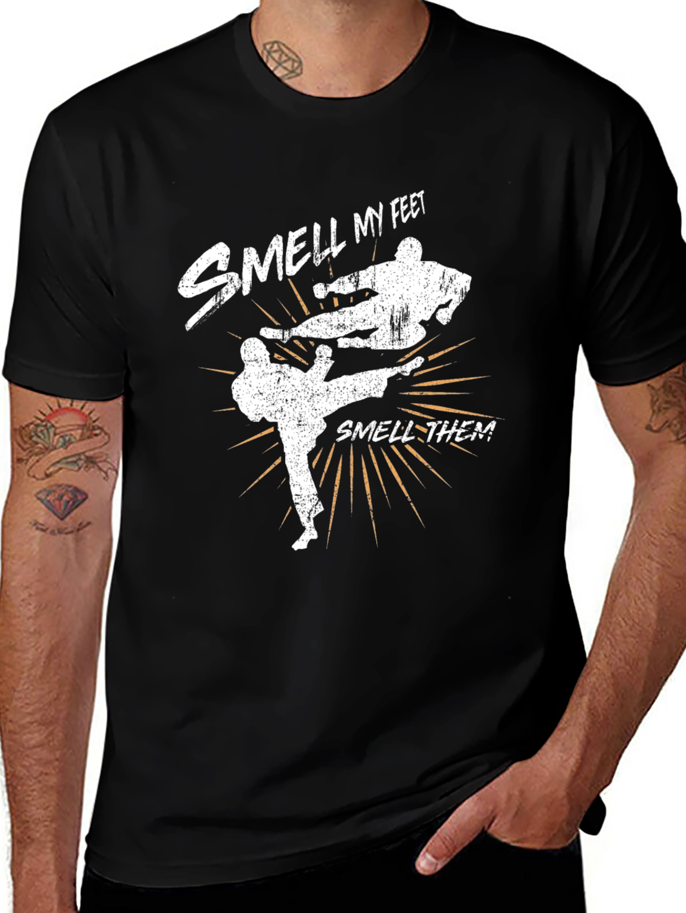 Smell My Feet Karate T-Shirt