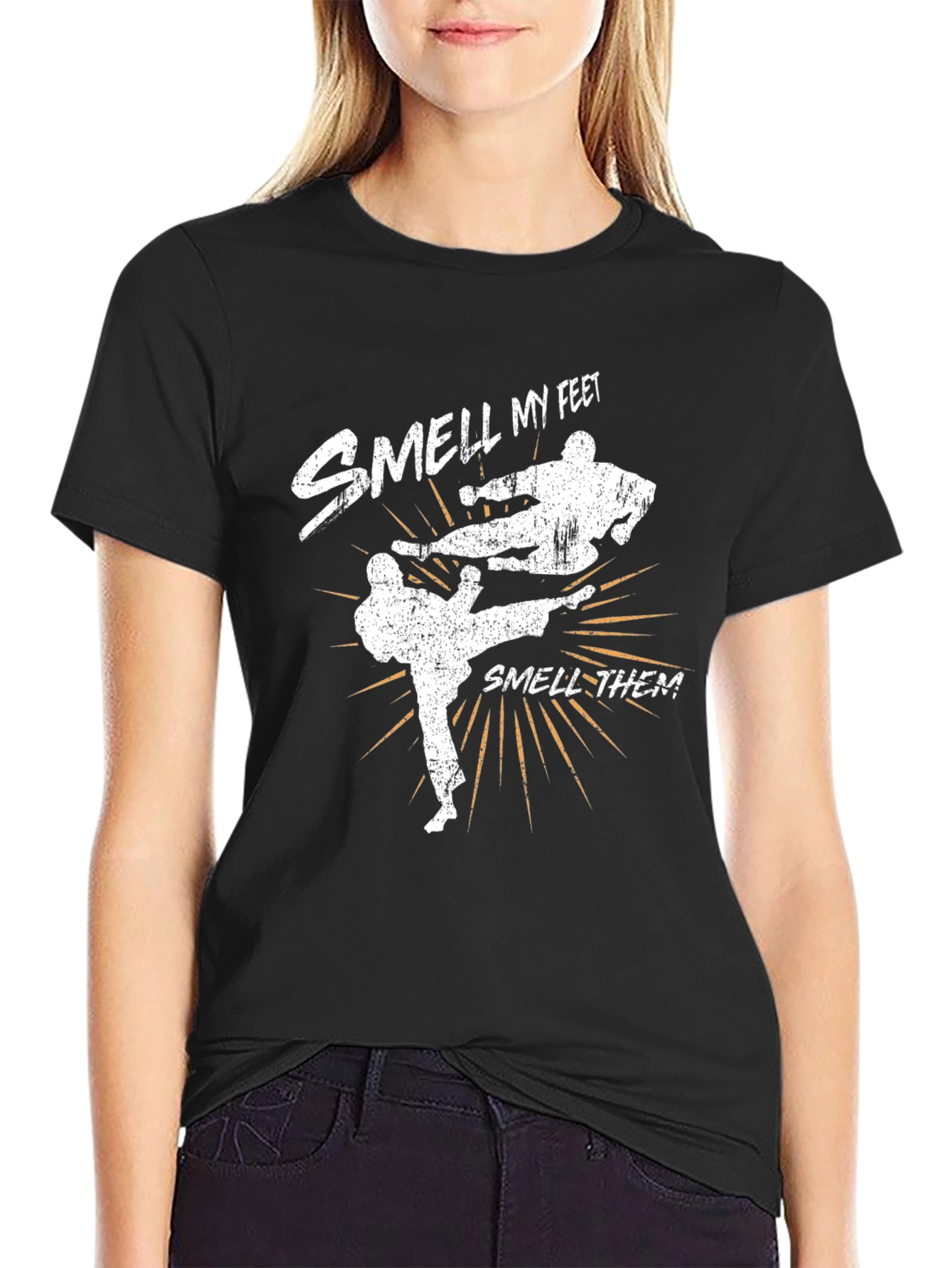 Smell My Feet Karate T-Shirt