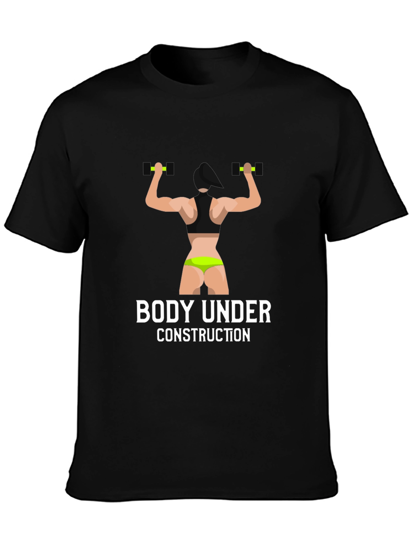 Body Under Construction Graphic T-Shirt - Fitness Apparel