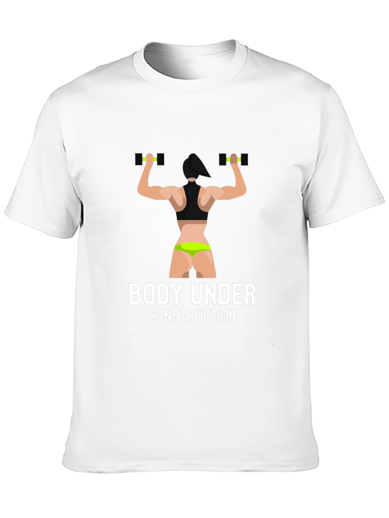 Body Under Construction Graphic T-Shirt - Fitness Apparel