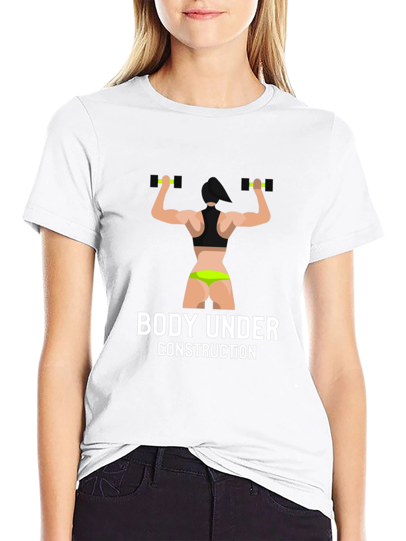 Body Under Construction Graphic T-Shirt - Fitness Apparel