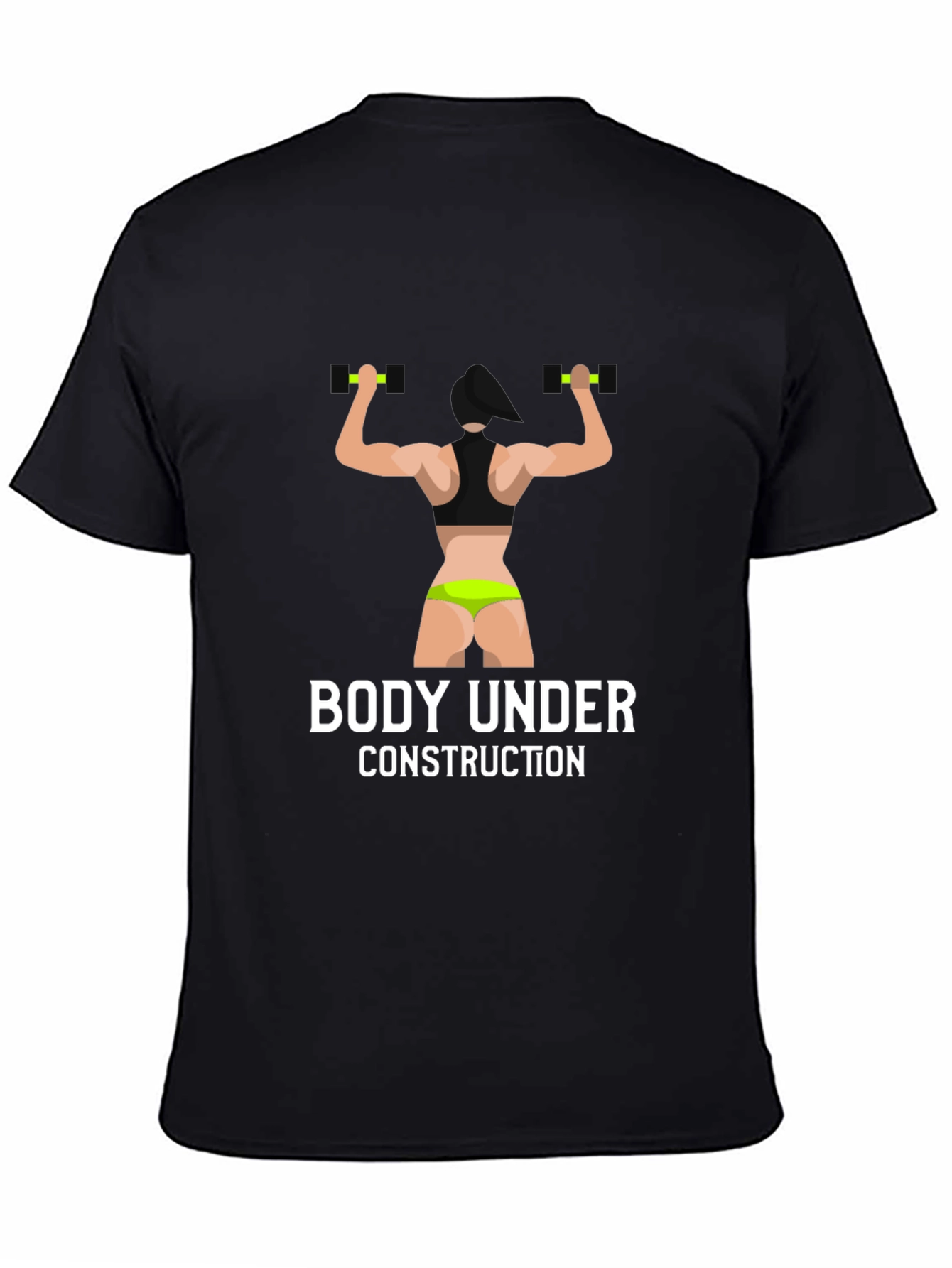 Body Under Construction Graphic T-Shirt - Fitness Apparel