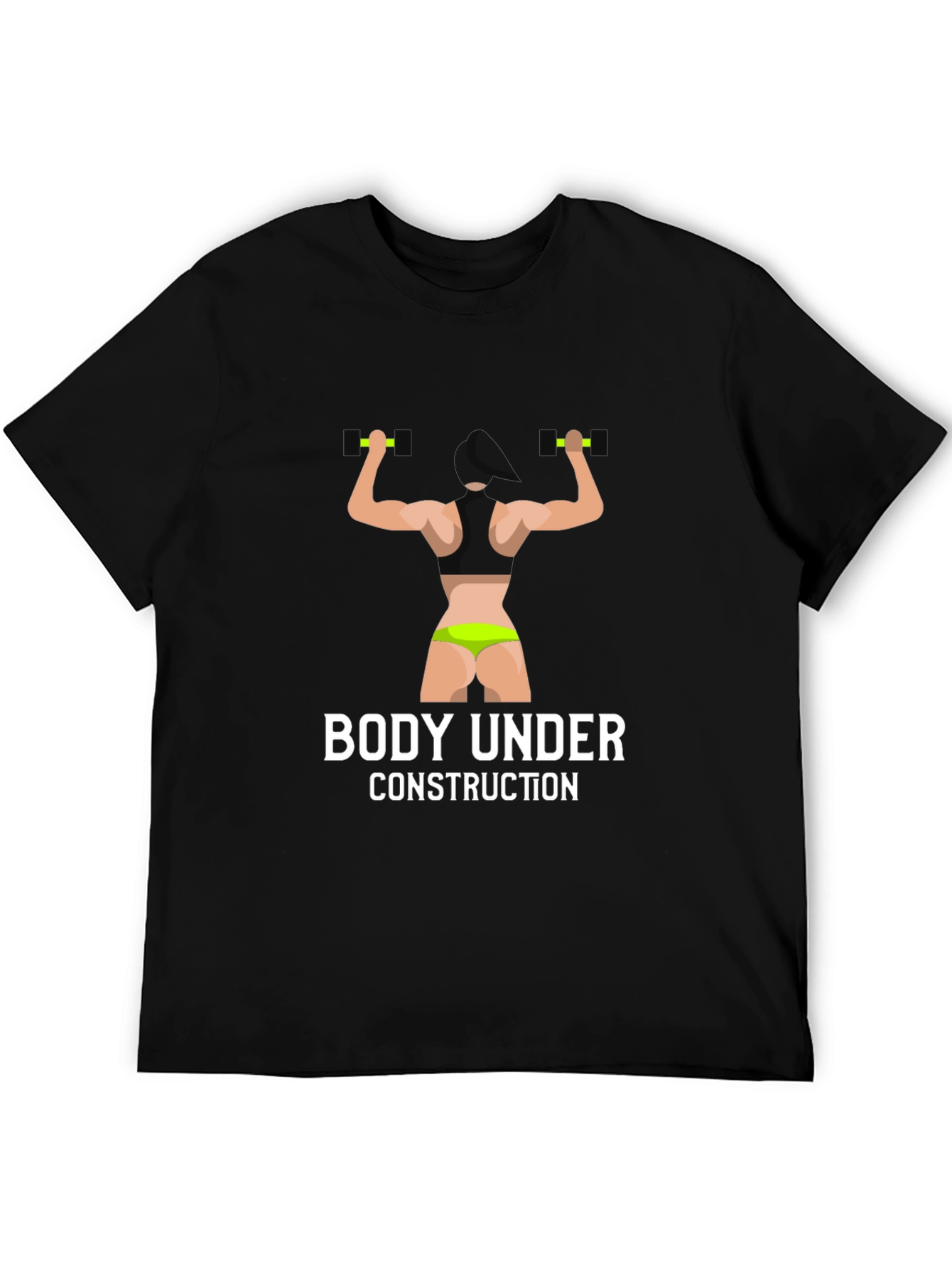 Body Under Construction Graphic T-Shirt - Fitness Apparel
