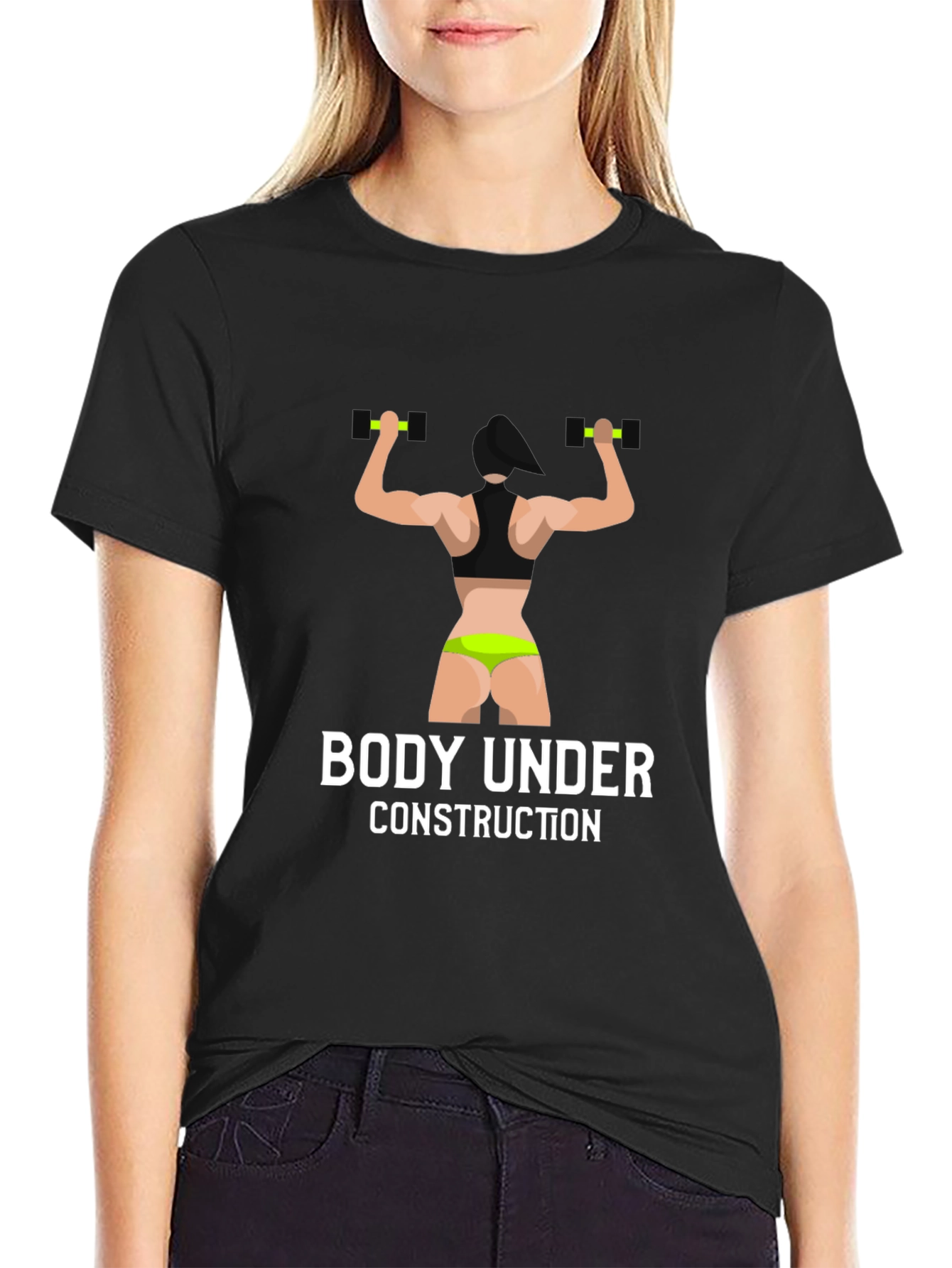 Body Under Construction Graphic T-Shirt - Fitness Apparel