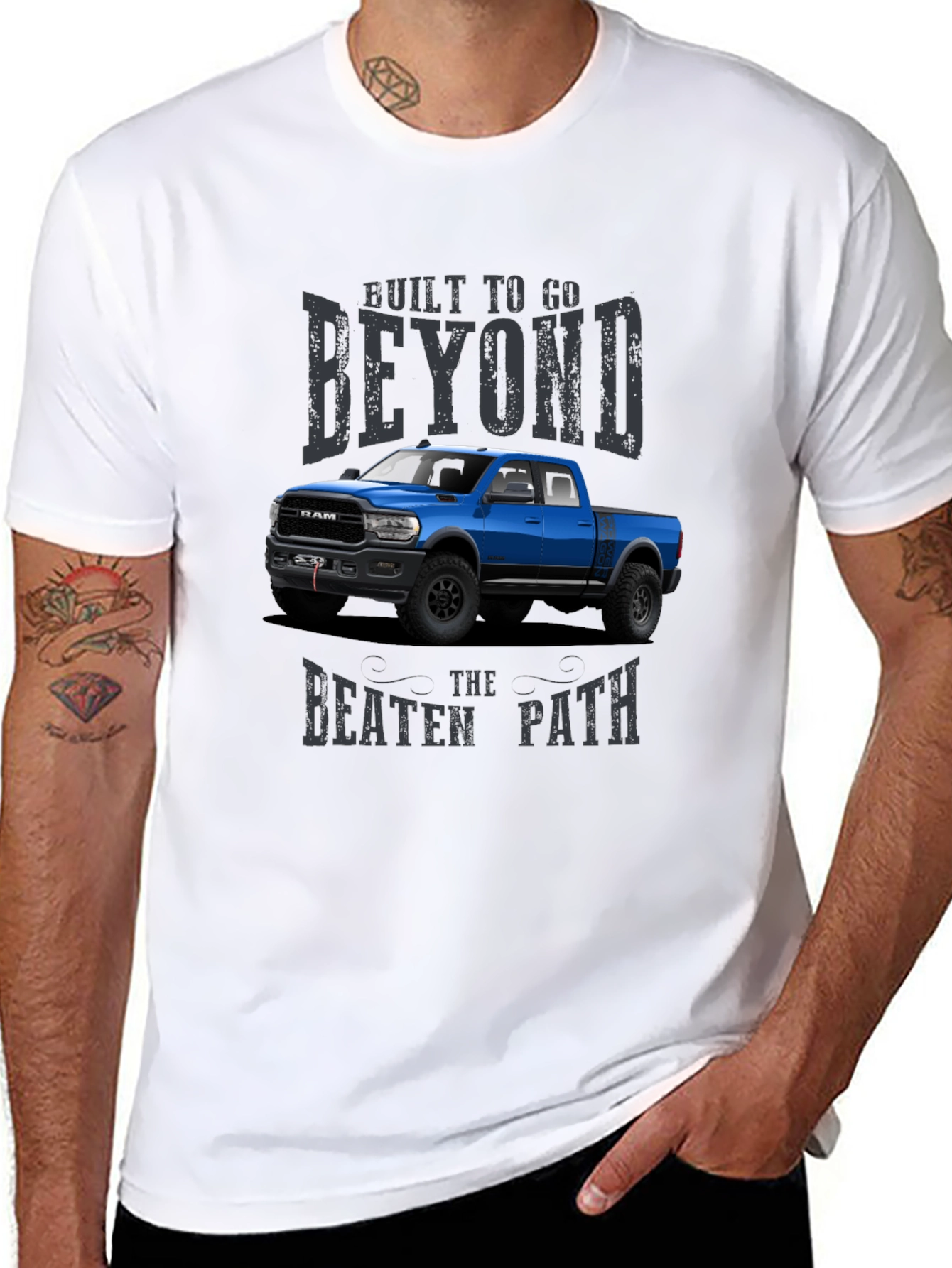 Built To Go Beyond Ram Truck Graphic T-Shirt