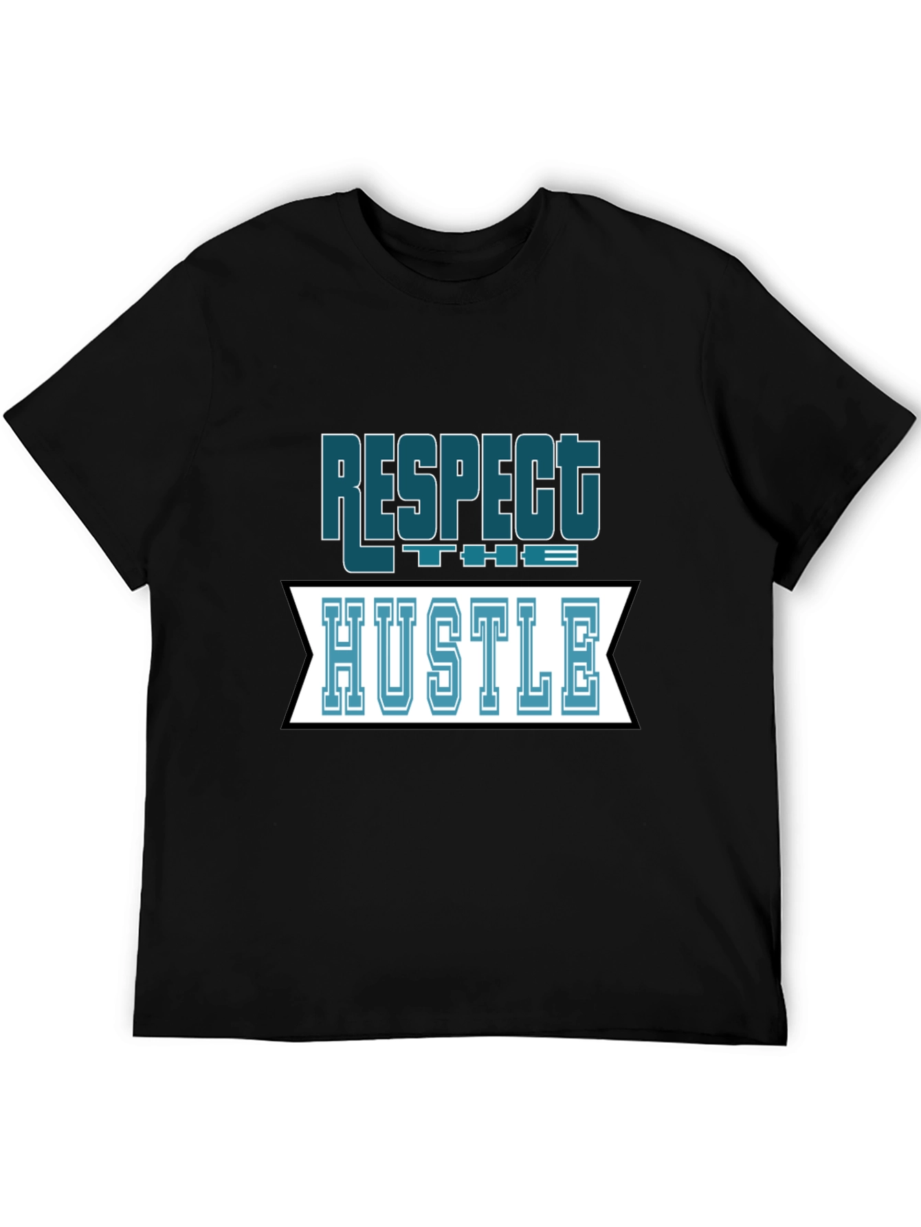 Respect the Hustle Graphic Tee - Black