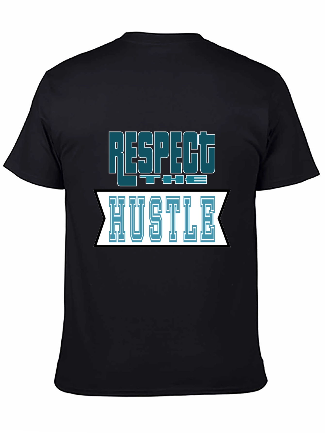 Respect the Hustle Graphic Tee - Black