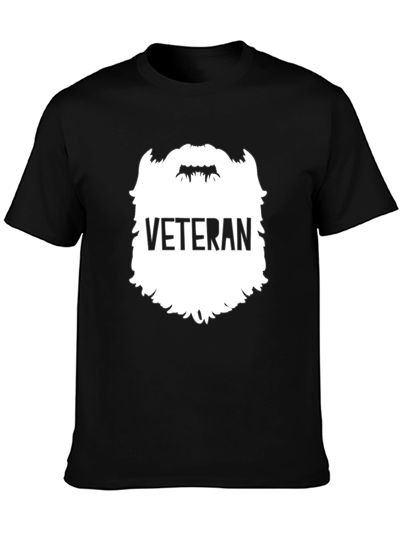Veteran Beard Graphic T-Shirt - Military Pride Tee