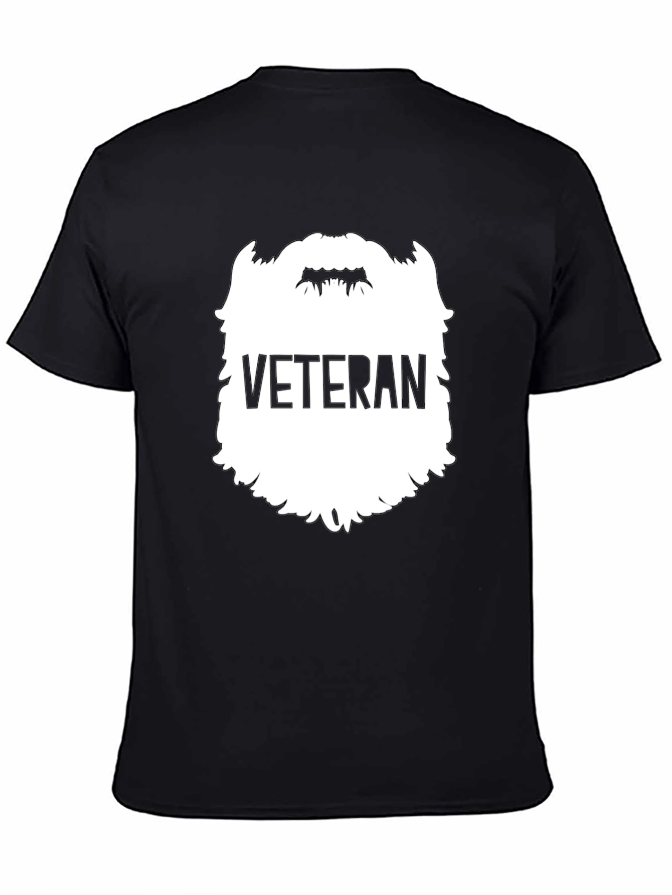 Veteran Beard Graphic T-Shirt - Military Pride Tee