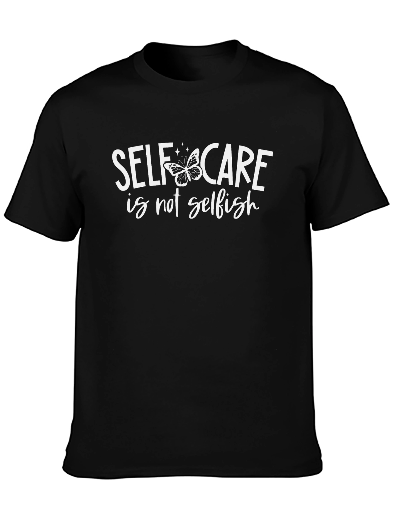 Self Care Graphic T-Shirt - Black