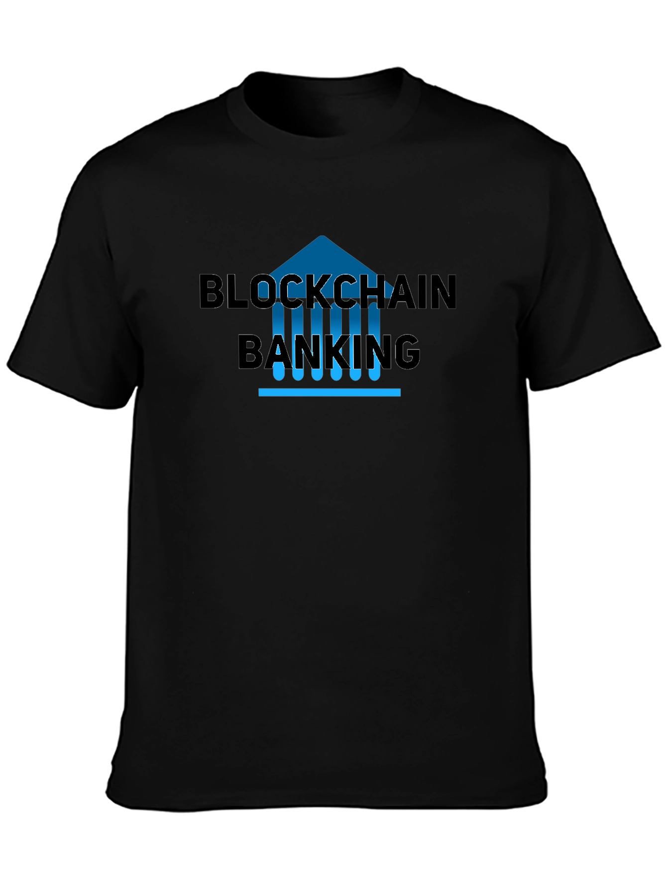 Blockchain Banking T-Shirt - Cryptocurrency Enthusiast Apparel