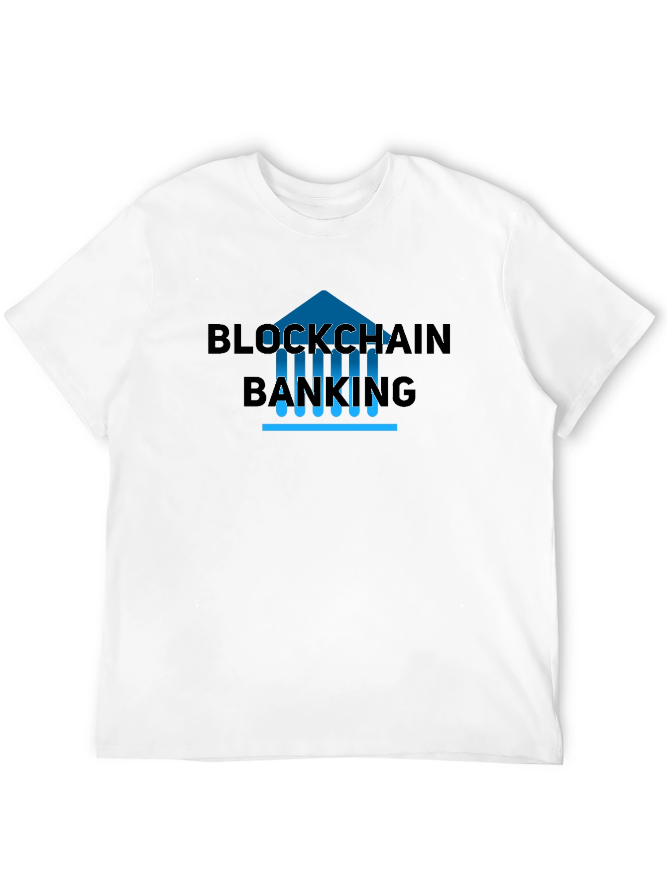 Blockchain Banking T-Shirt - Cryptocurrency Enthusiast Apparel