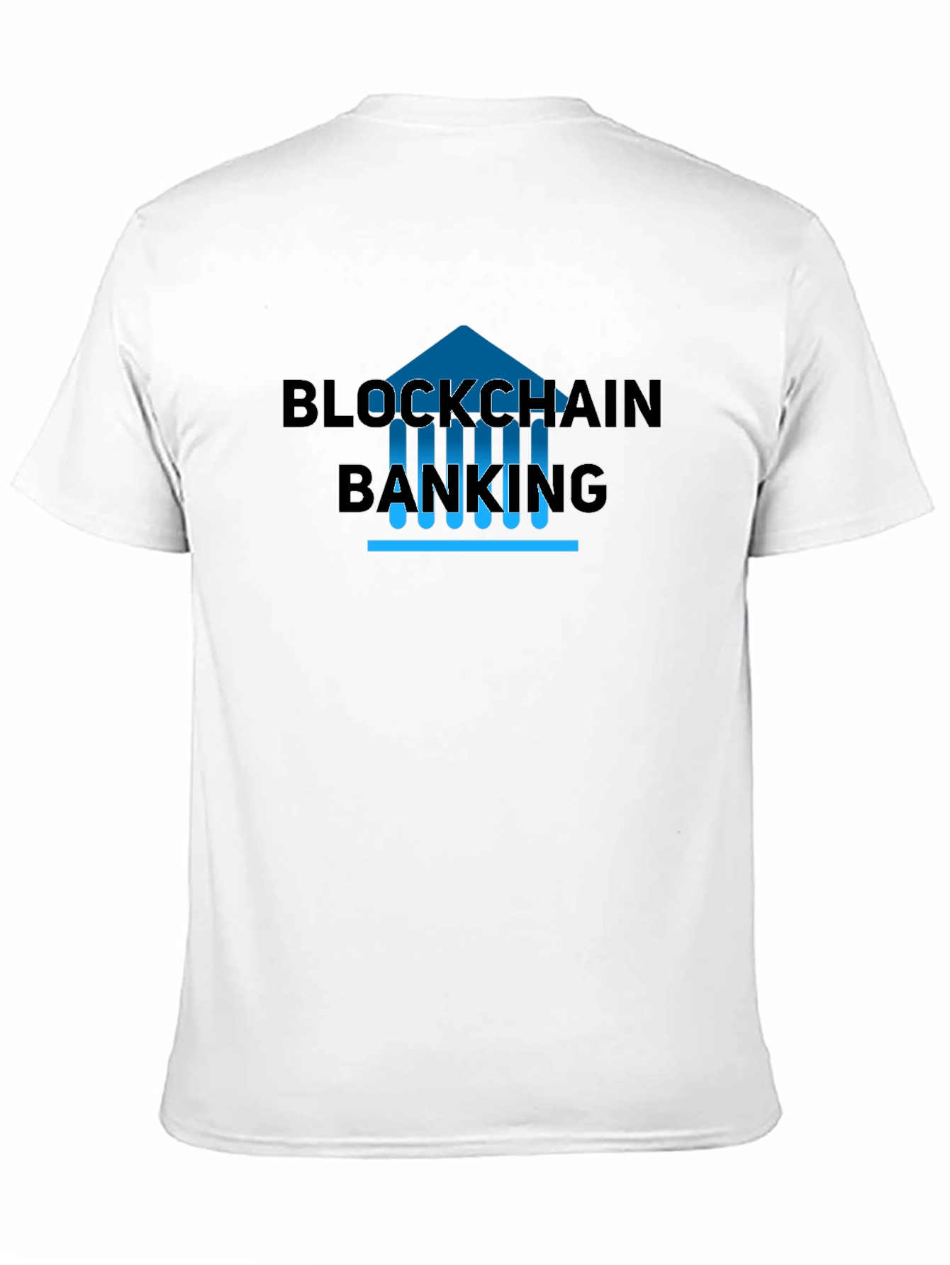 Blockchain Banking T-Shirt - Cryptocurrency Enthusiast Apparel