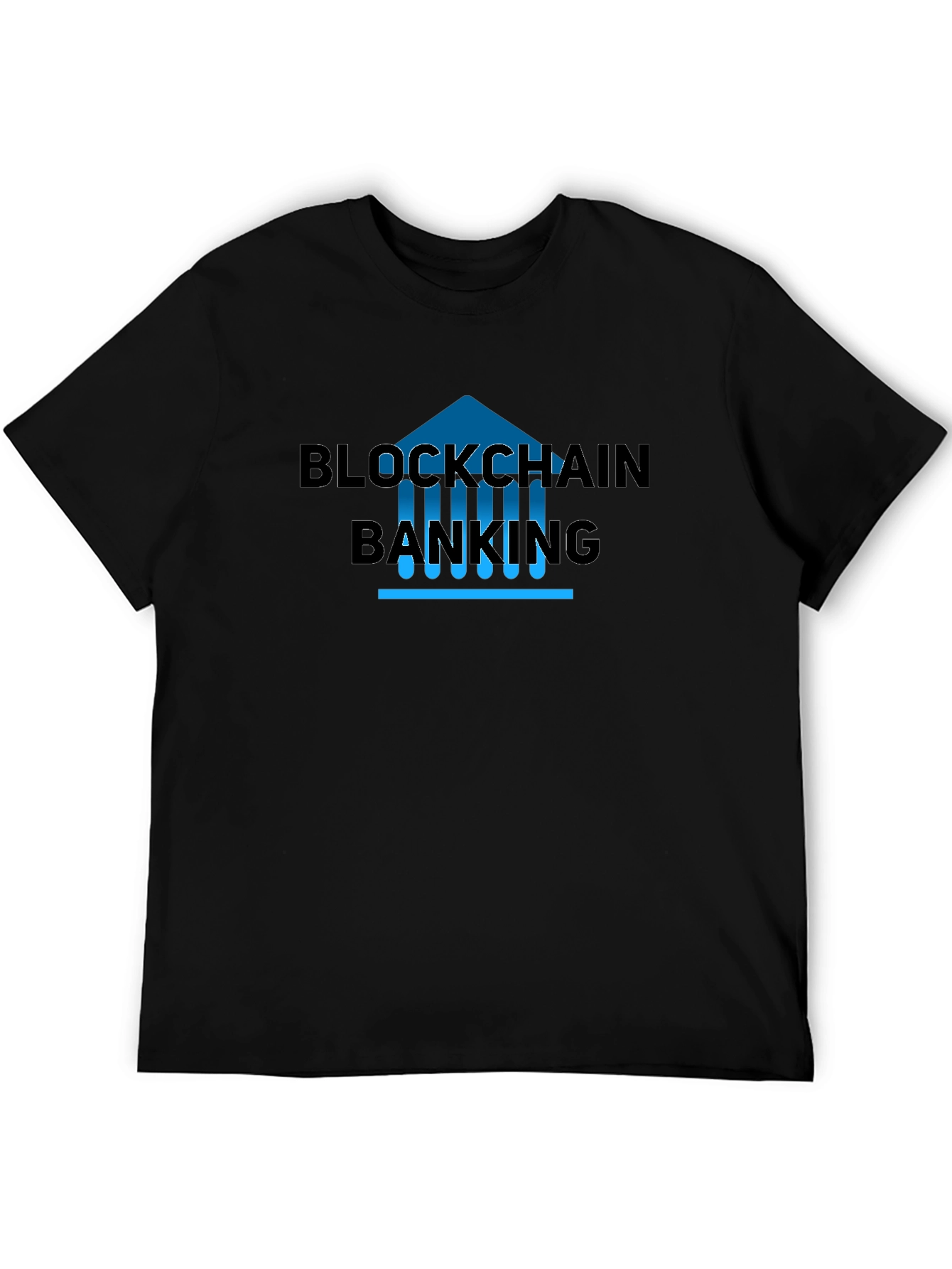 Blockchain Banking T-Shirt - Cryptocurrency Enthusiast Apparel