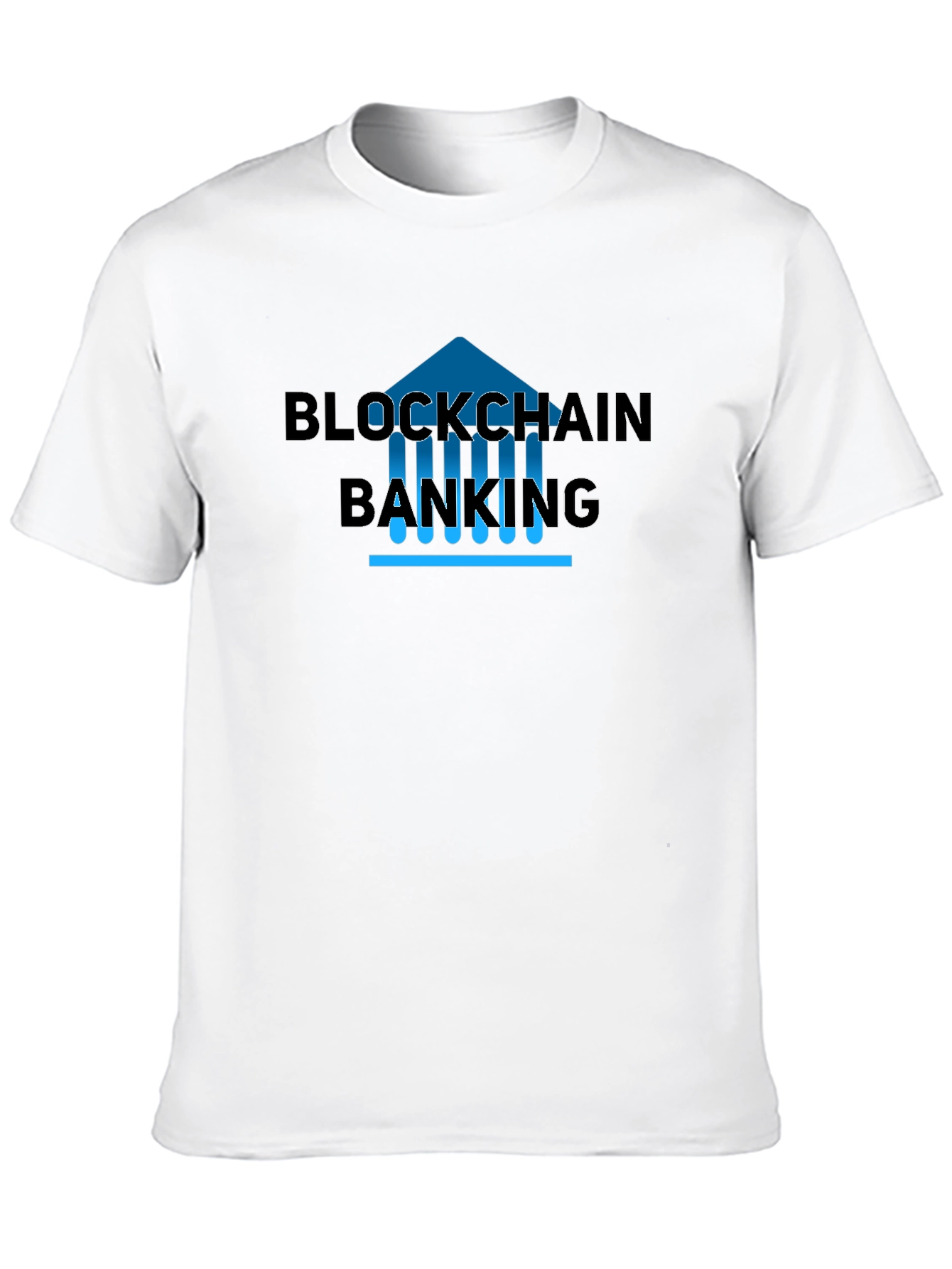 Blockchain Banking T-Shirt - Cryptocurrency Enthusiast Apparel