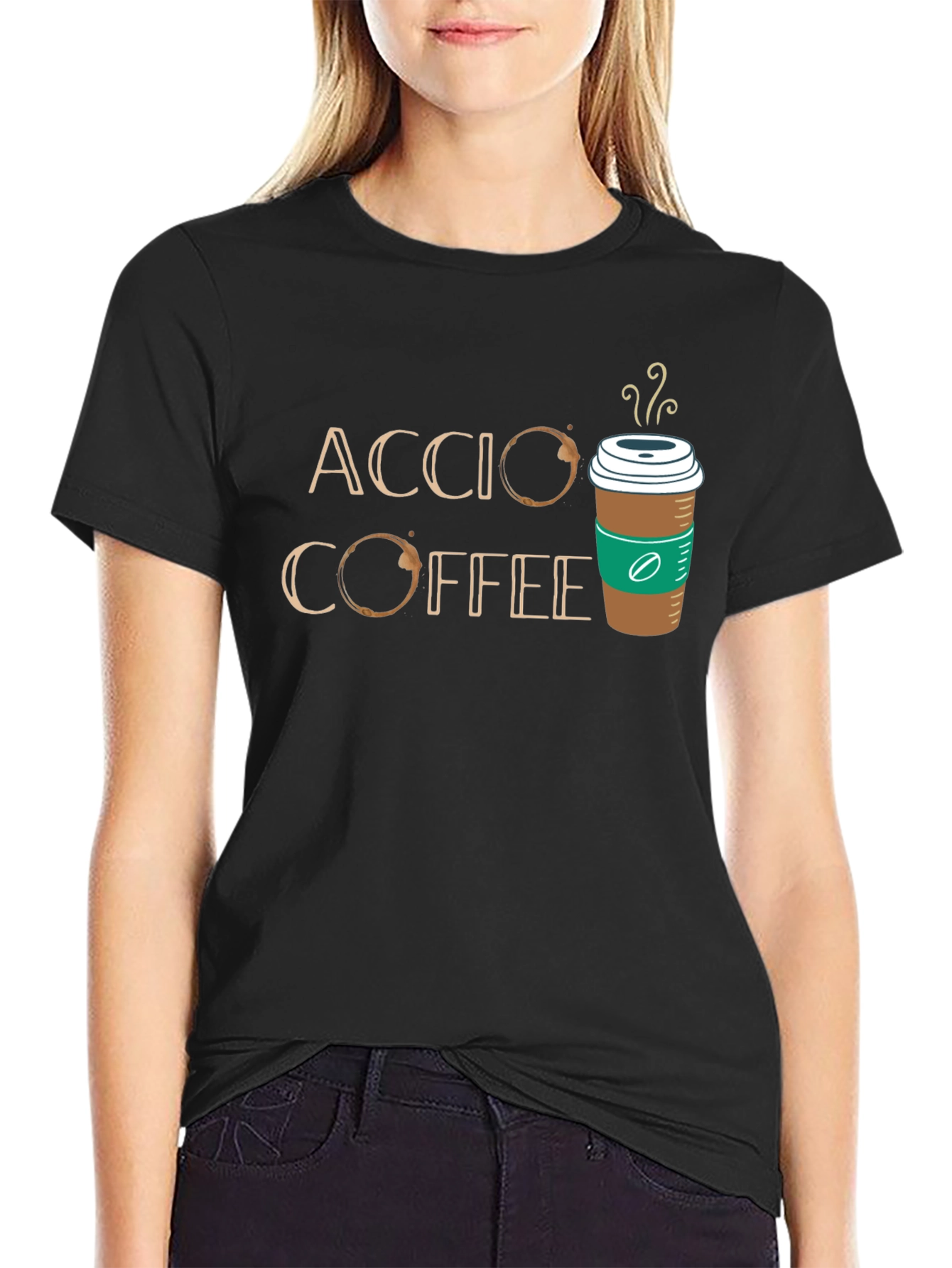 Accio Coffee T-Shirt - Magic & Caffeine!