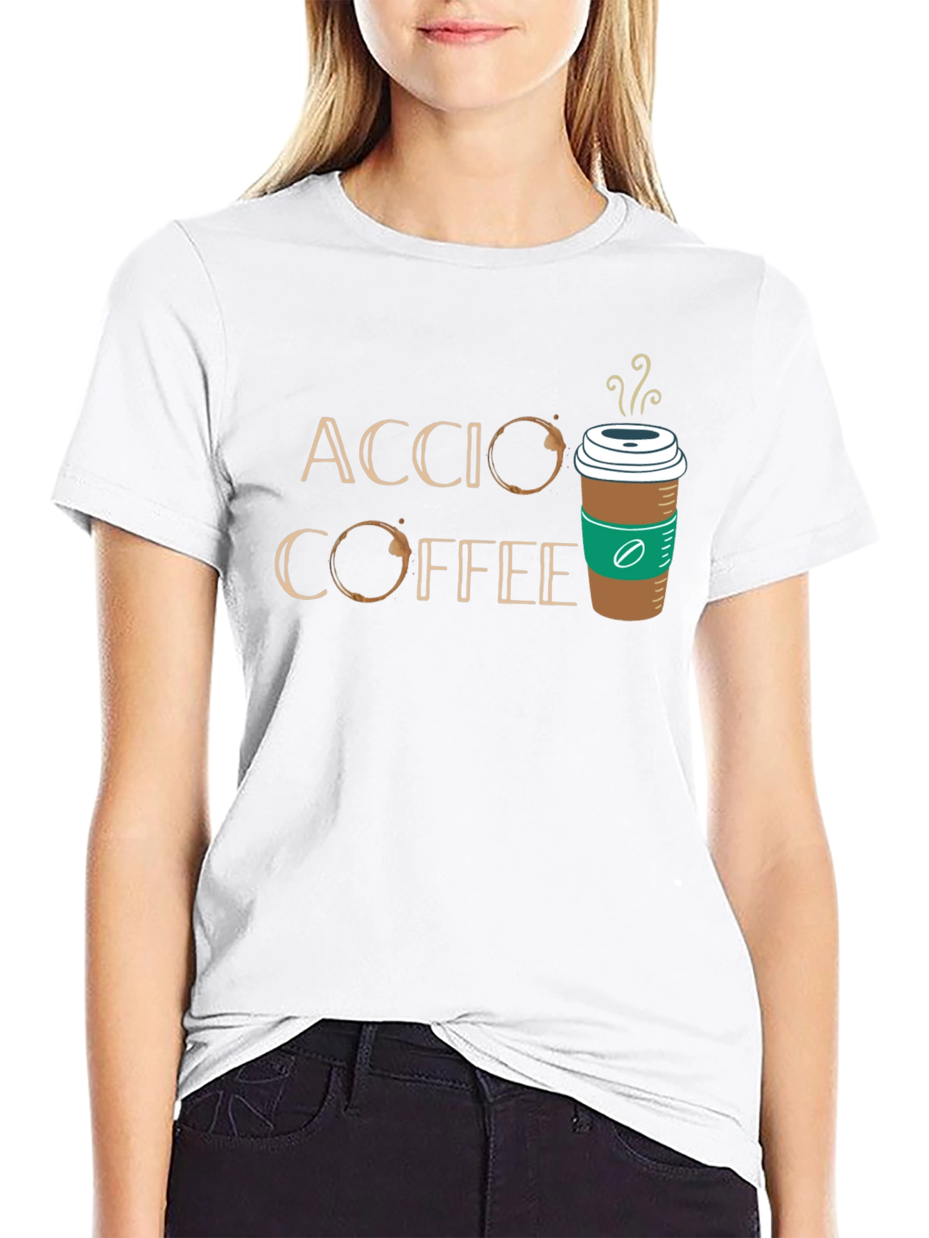 Accio Coffee T-Shirt - Magic & Caffeine!
