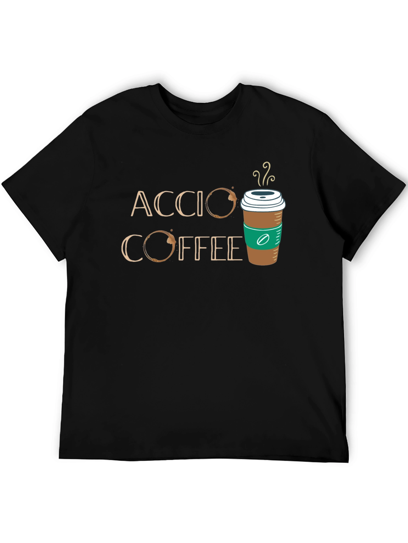 Accio Coffee T-Shirt - Magic & Caffeine!