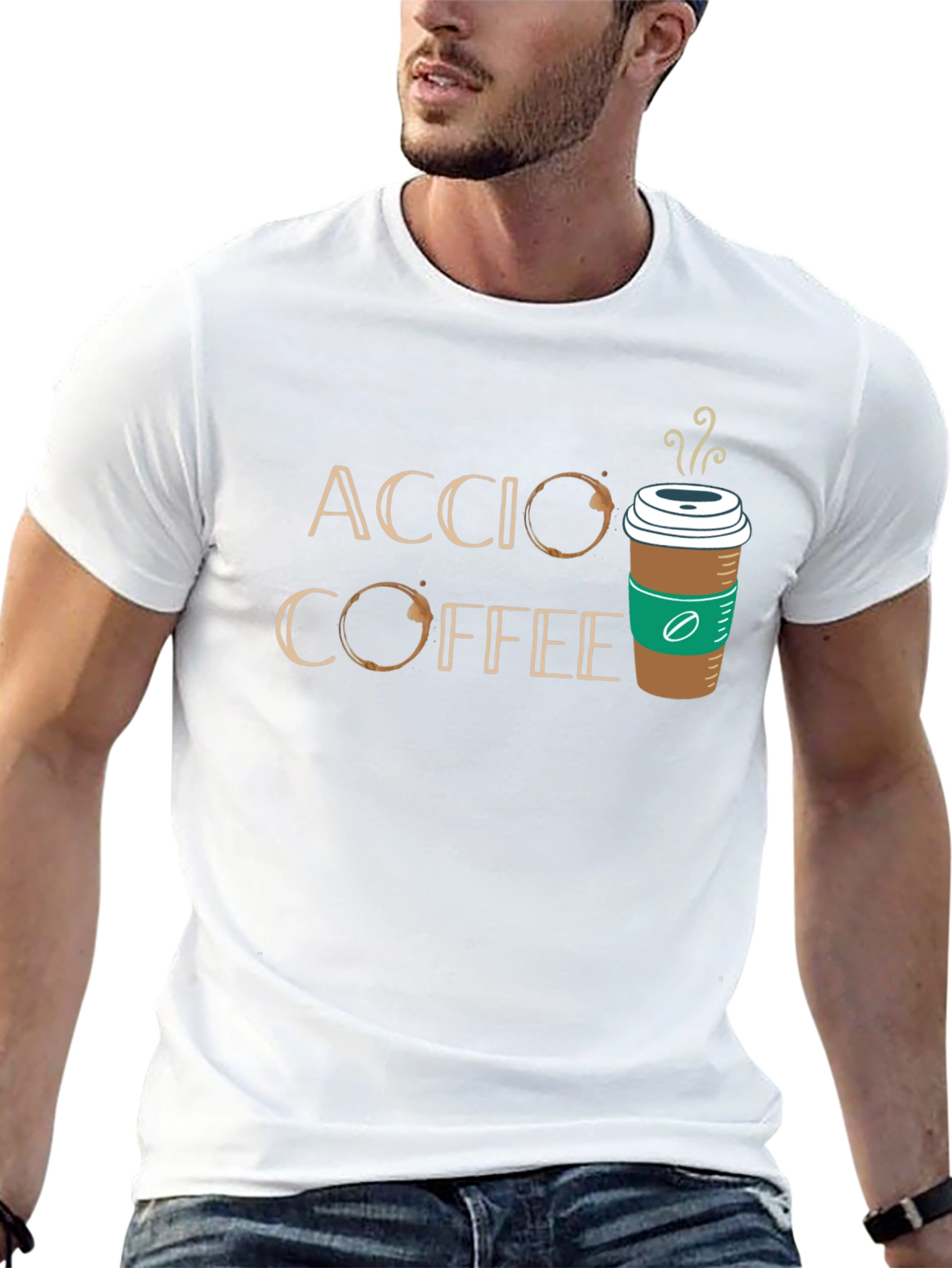Accio Coffee T-Shirt - Magic & Caffeine!