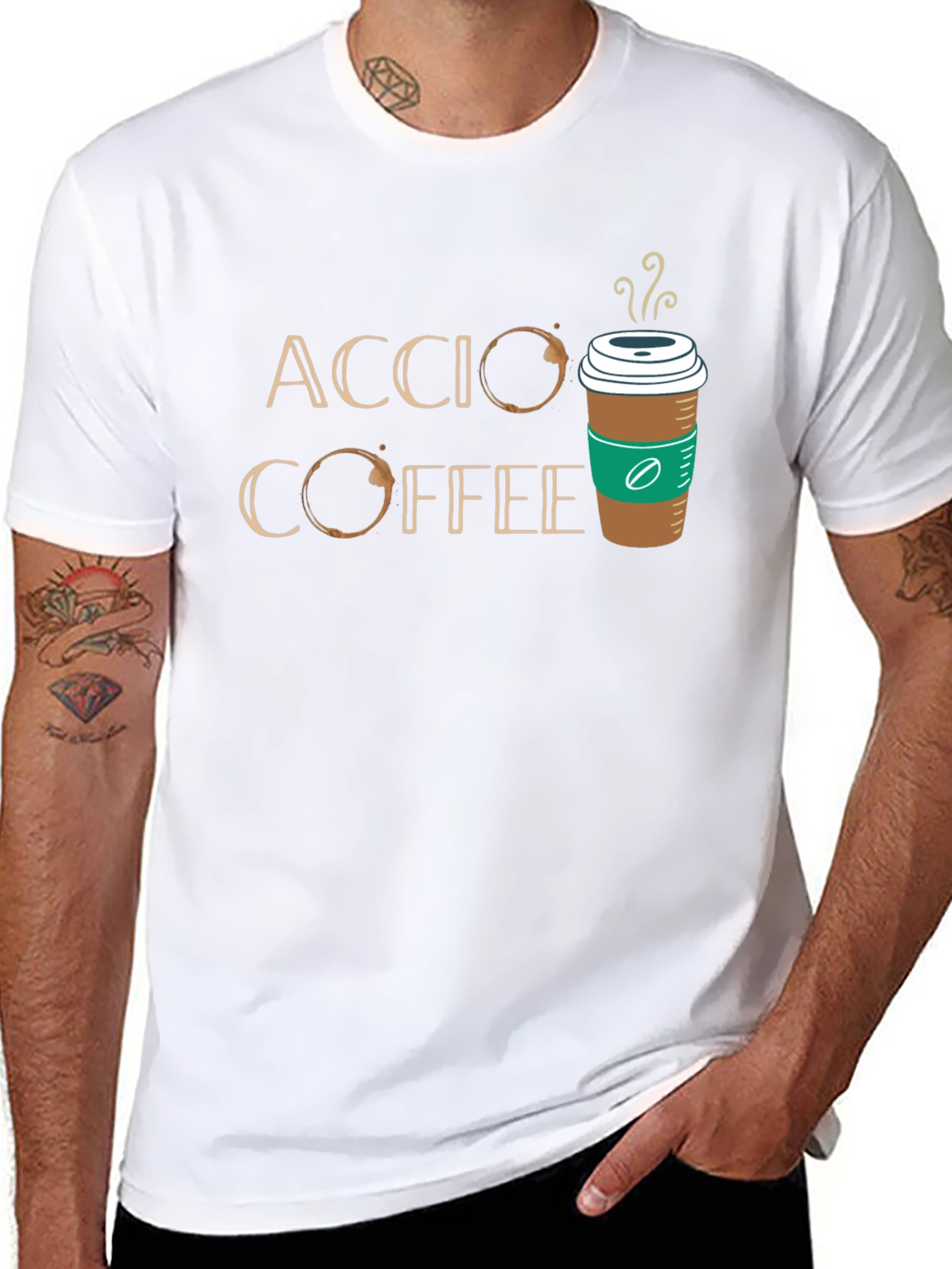 Accio Coffee T-Shirt - Magic & Caffeine!