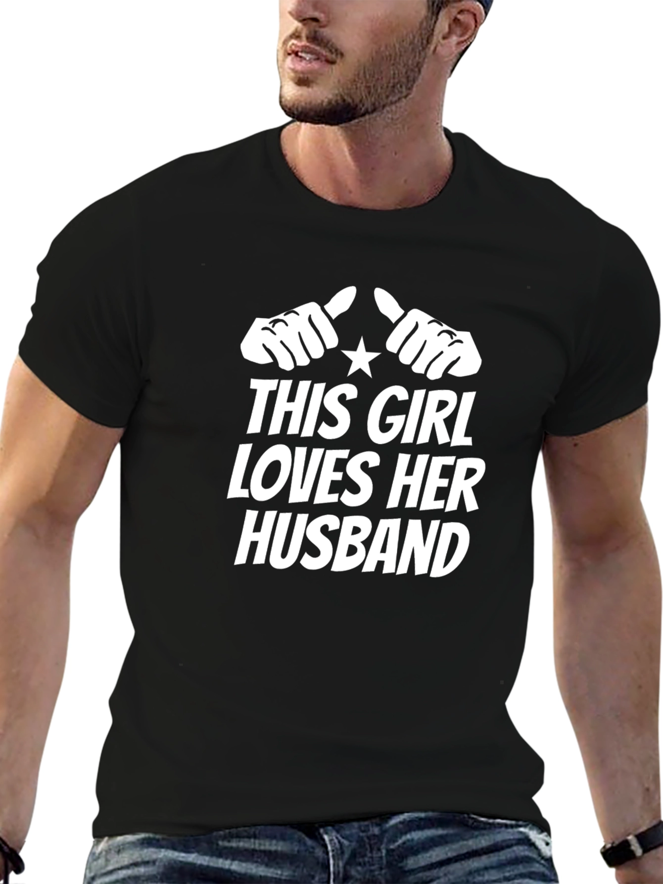 This Girl Loves Her Husband T-Shirt