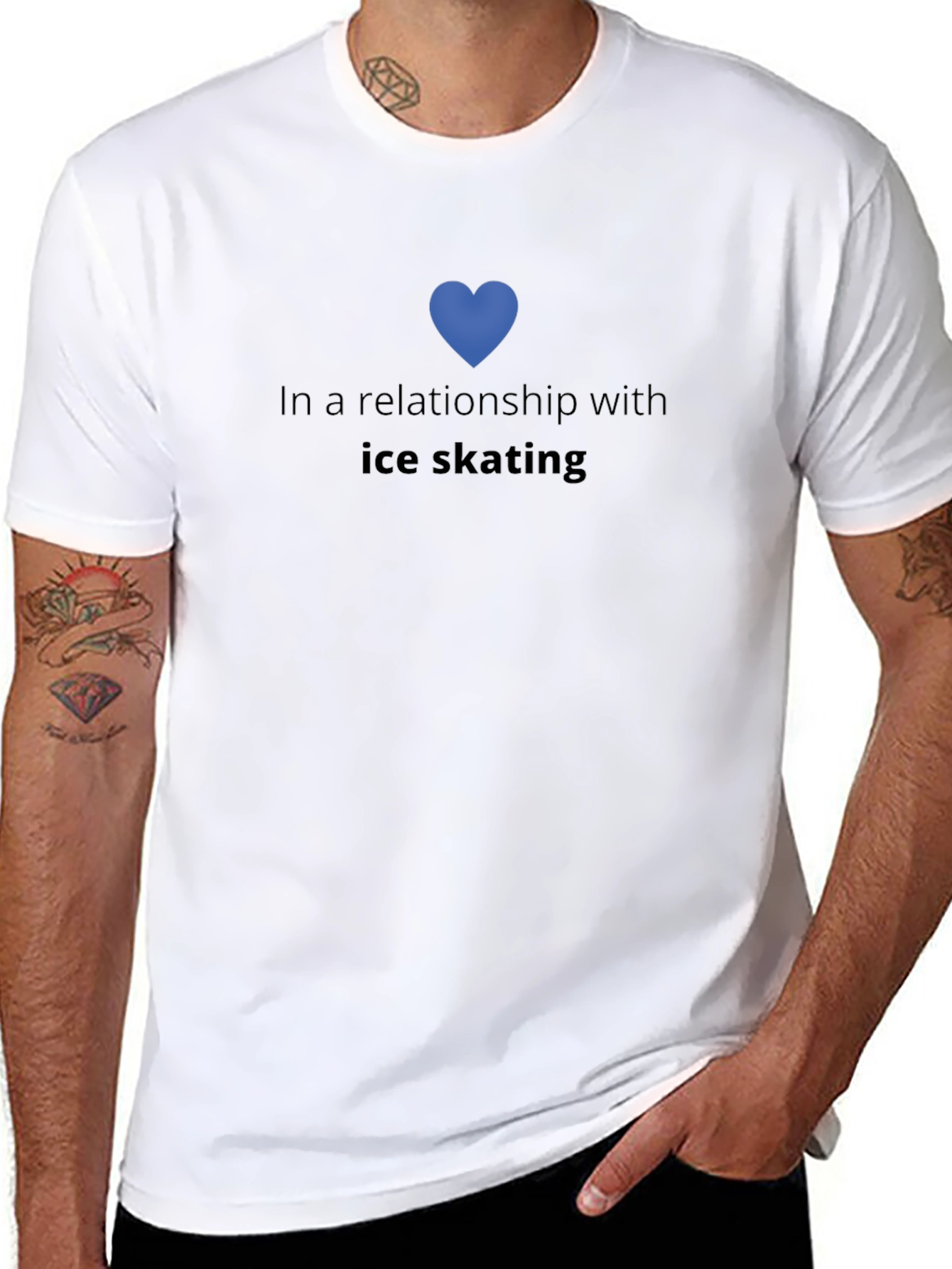 Ice Skating Relationship Tee - Passionate Skater Shirt
