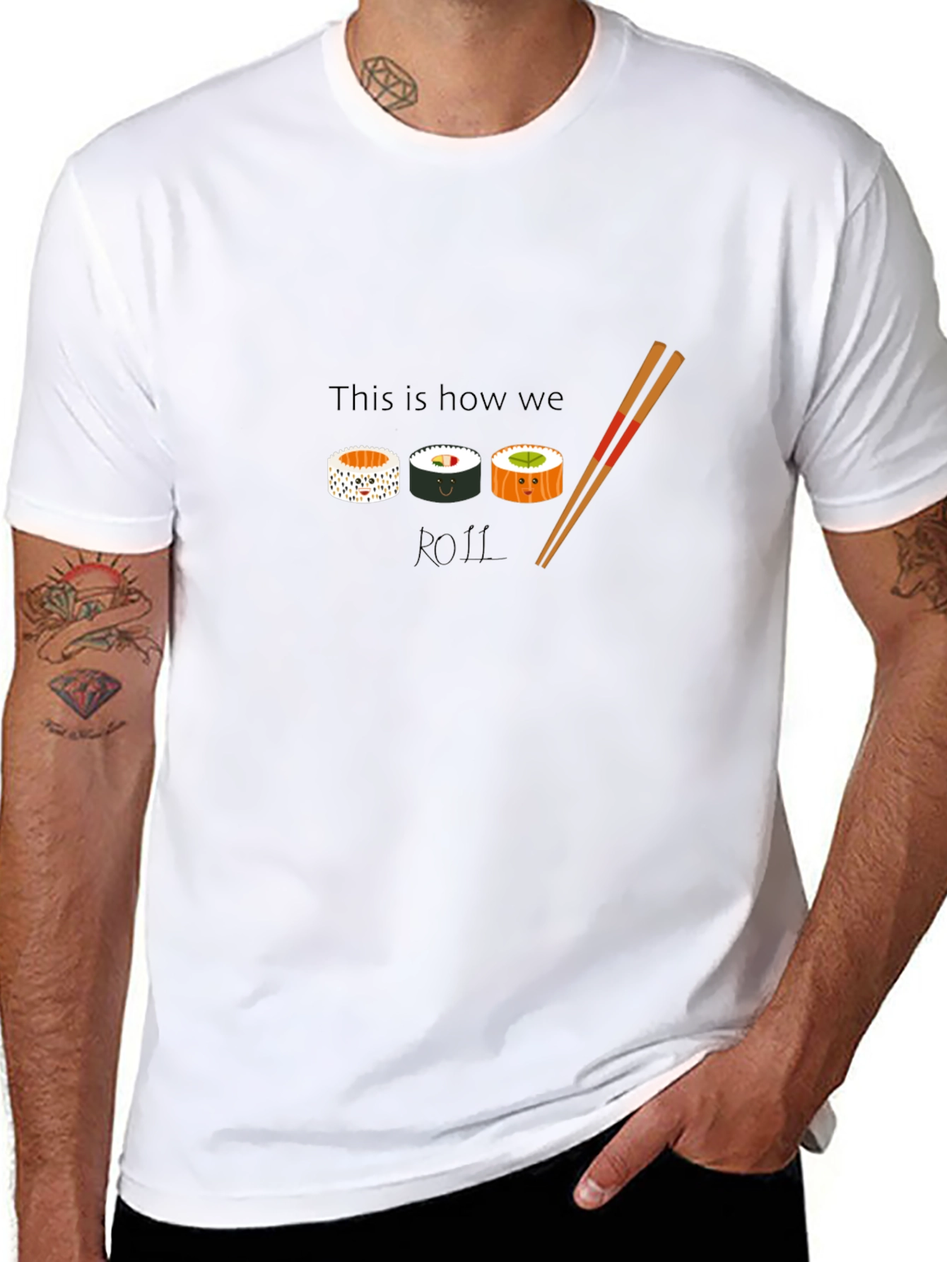 Sushi Roll T-Shirt - This Is How We Roll