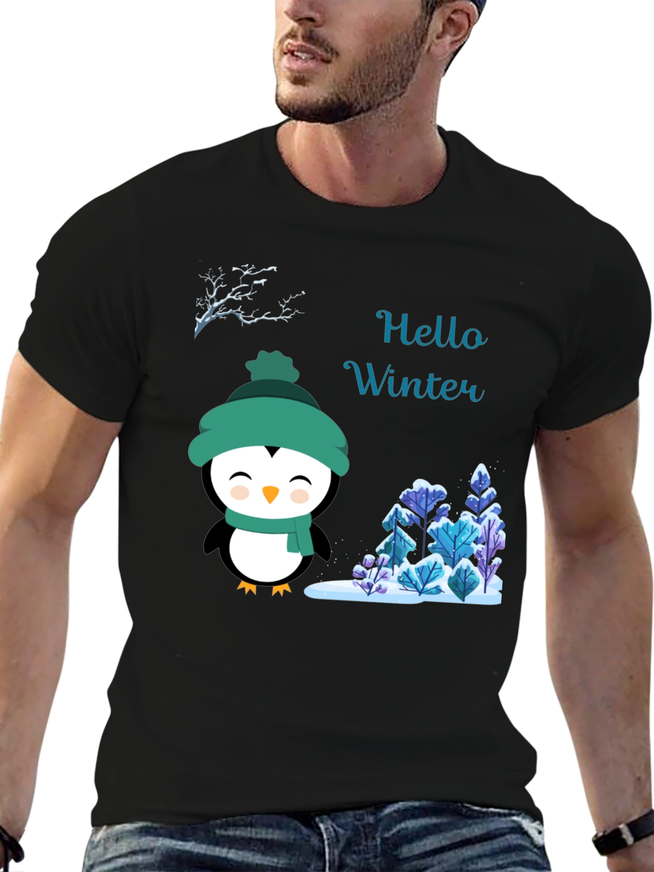 Winter Penguin Graphic Tee