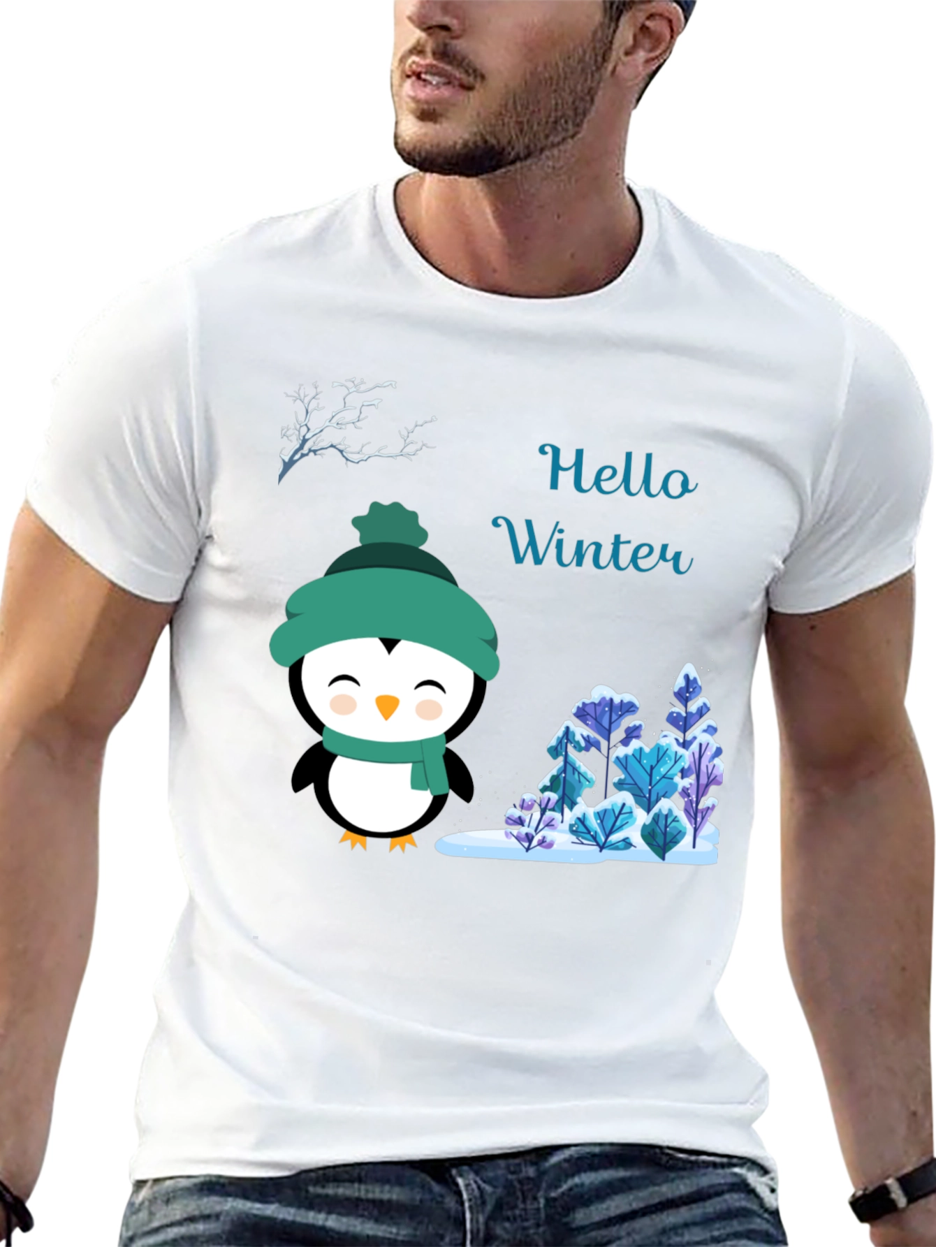 Winter Penguin Graphic Tee