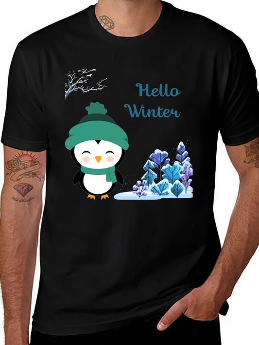 Winter Penguin Graphic Tee