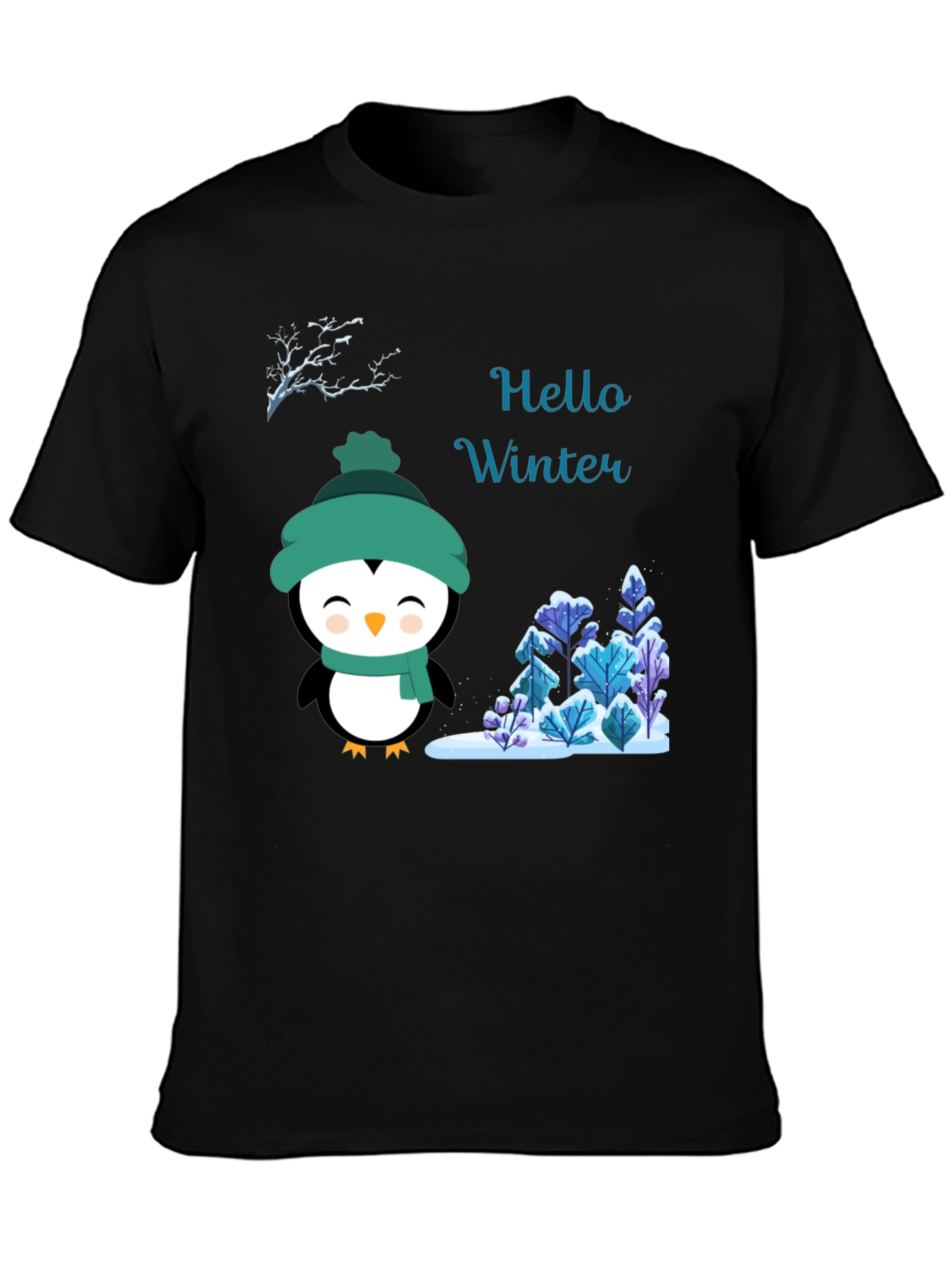Winter Penguin Graphic Tee