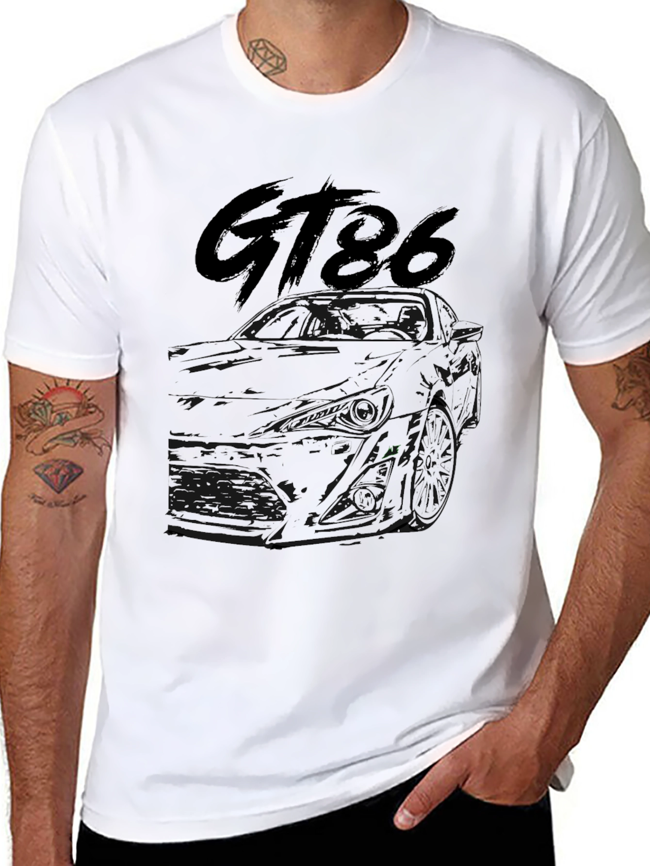GT86 Graphic Tee - Black Car Enthusiast T-Shirt